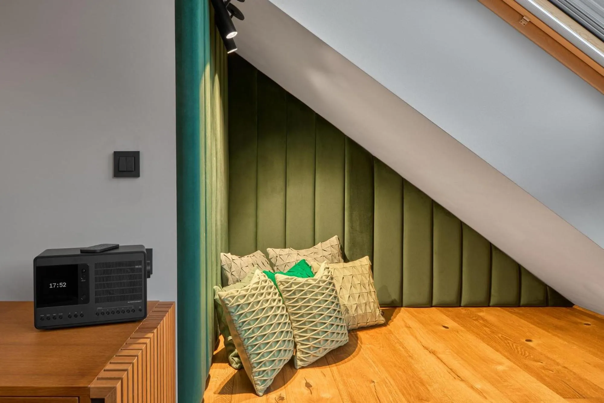 Seating area in Milka Boutique Hotel