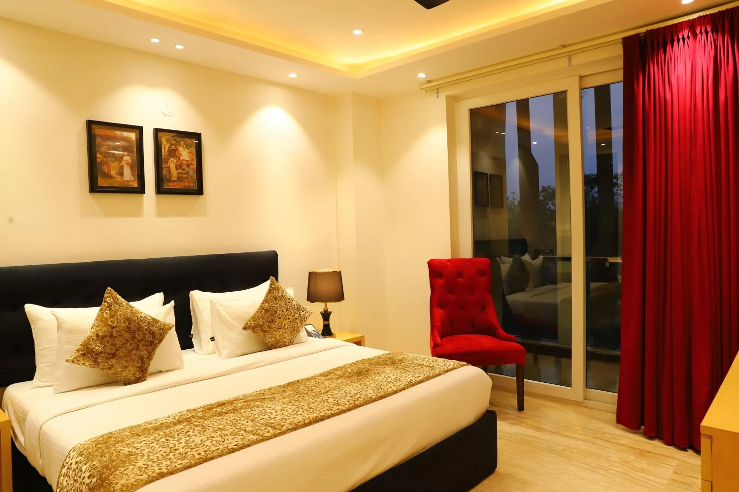 Bed in Hotel Malbork Inn Rajouri Garden Delhi - Couple Friendly Local IDs Accepted