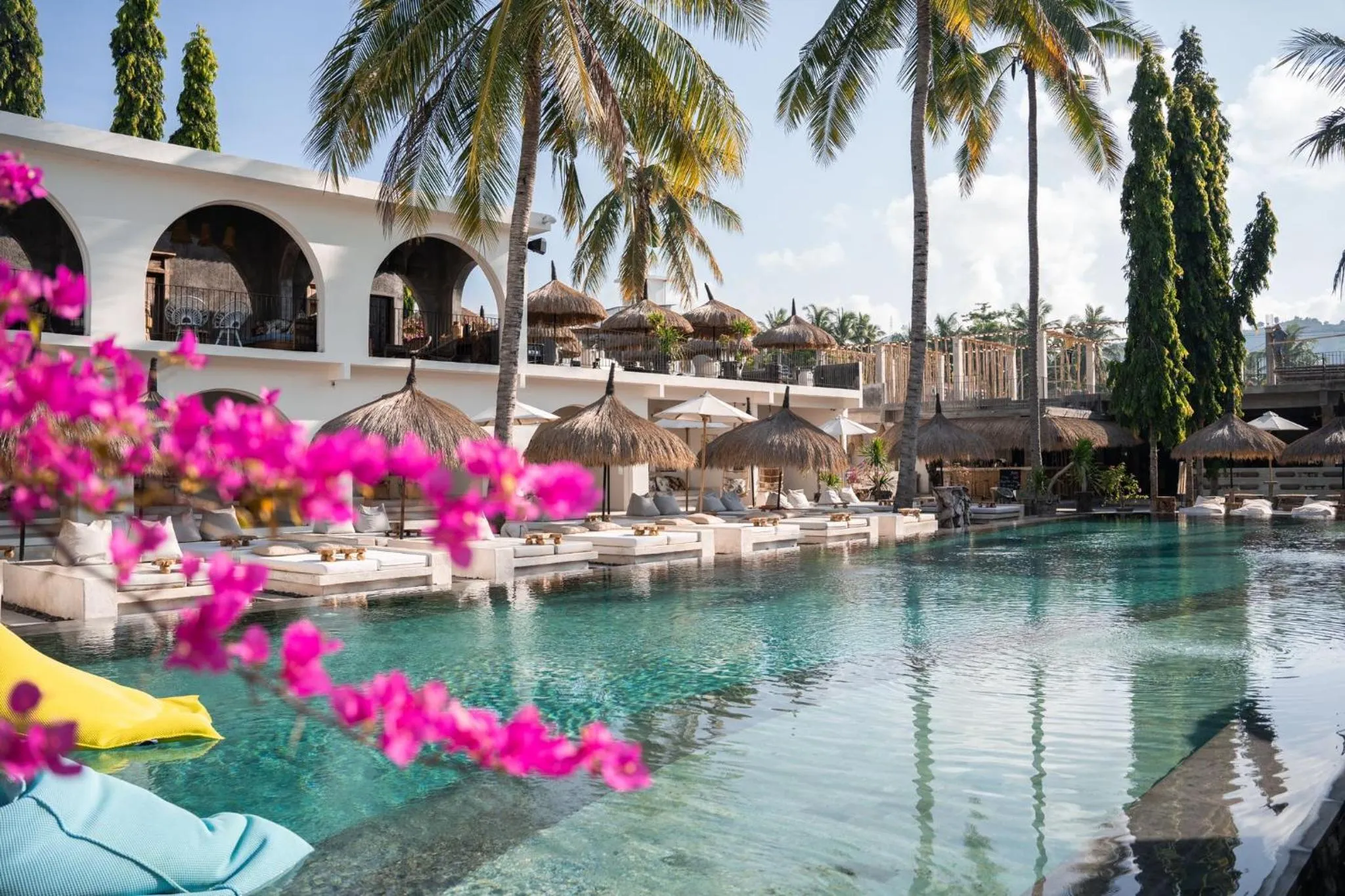 Pool view in El Tropico Boutique Hotel