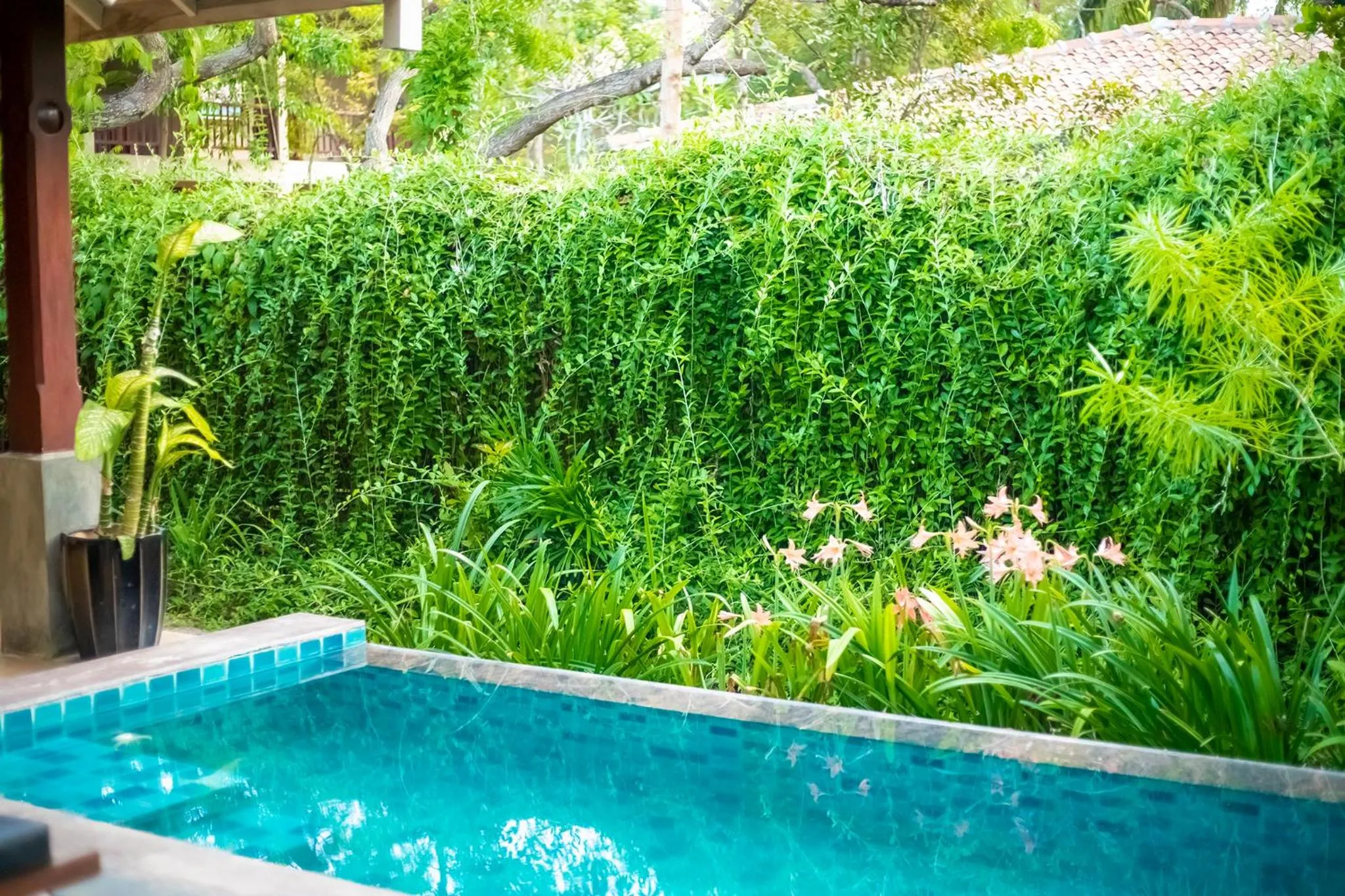 Swimming pool in NIKARA Luxury Beach House