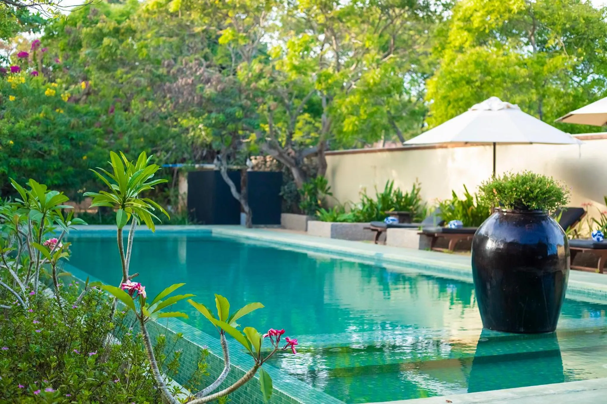Swimming pool in NIKARA Luxury Beach House