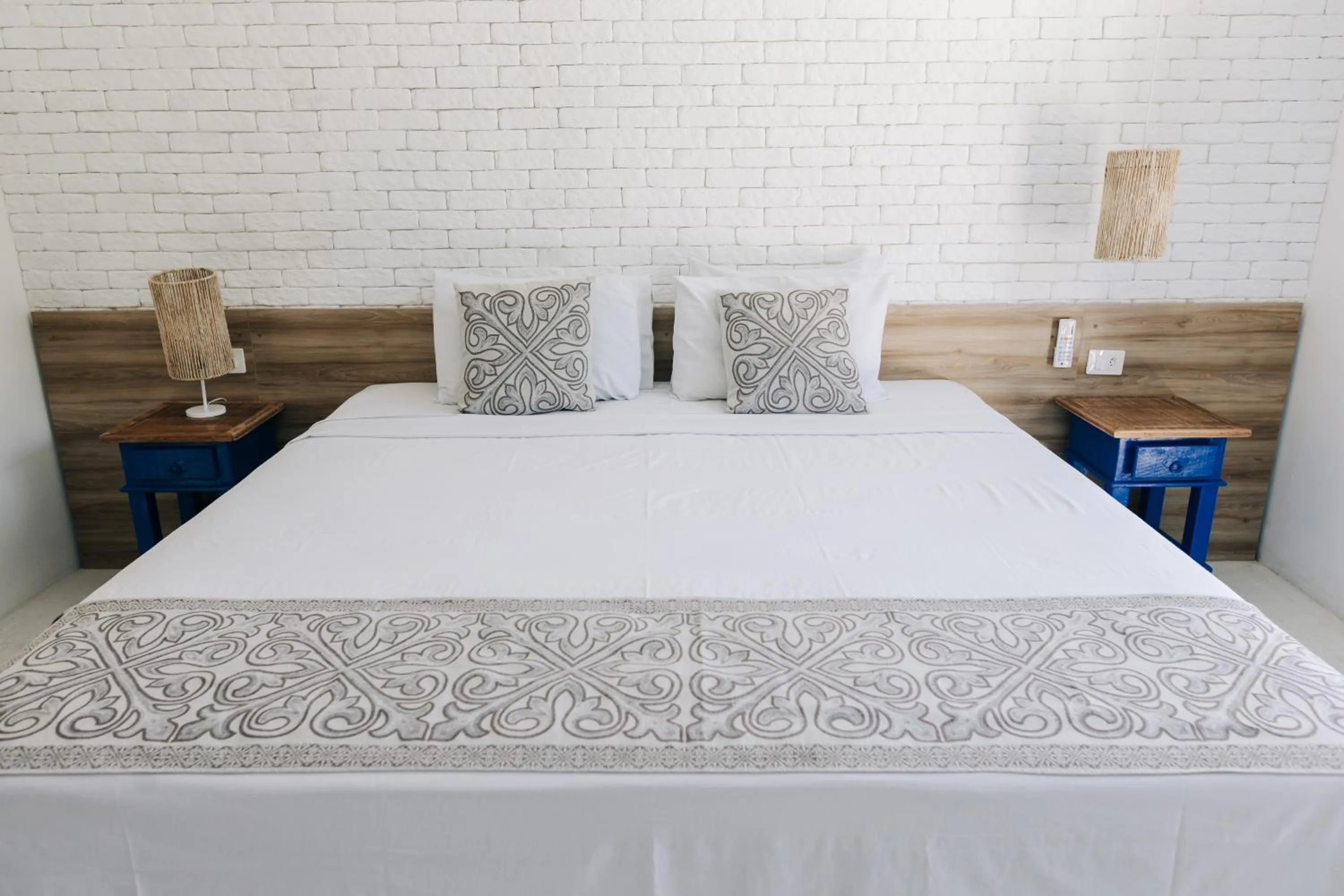 Bed in Pousada Villa Santô