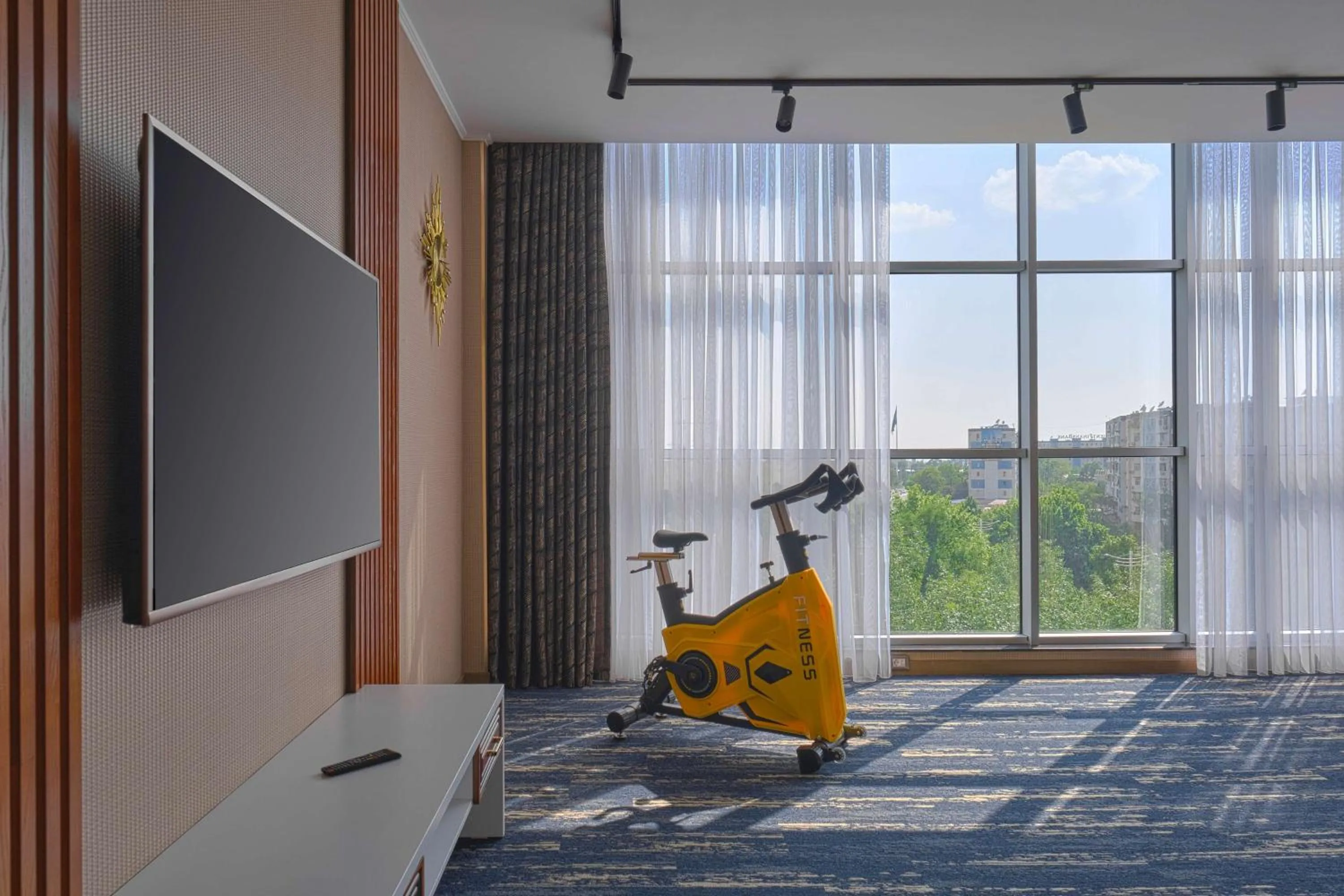 Fitness centre/facilities in Panarams Tashkent Hotel, a member of Radisson Individuals