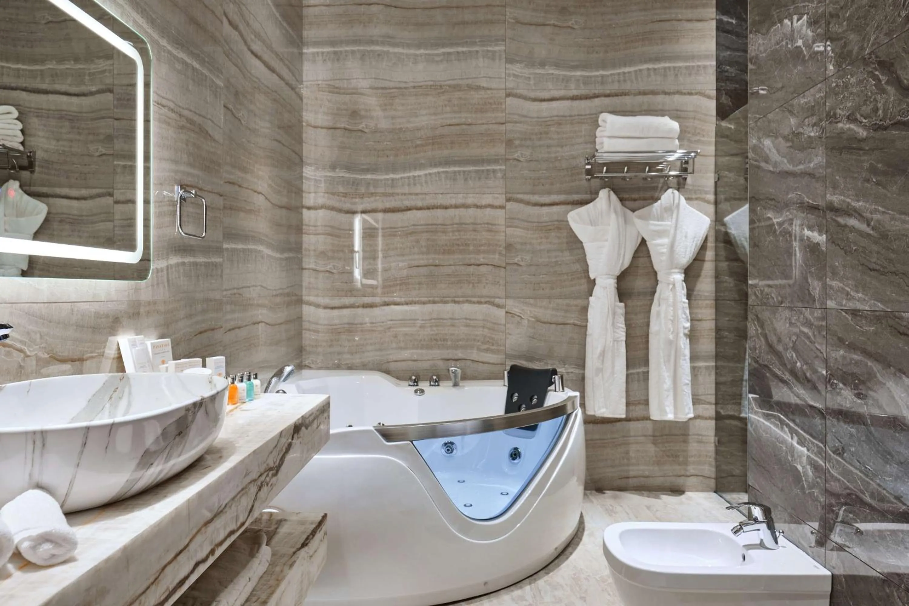 Bathroom in Panarams Tashkent Hotel, a member of Radisson Individuals