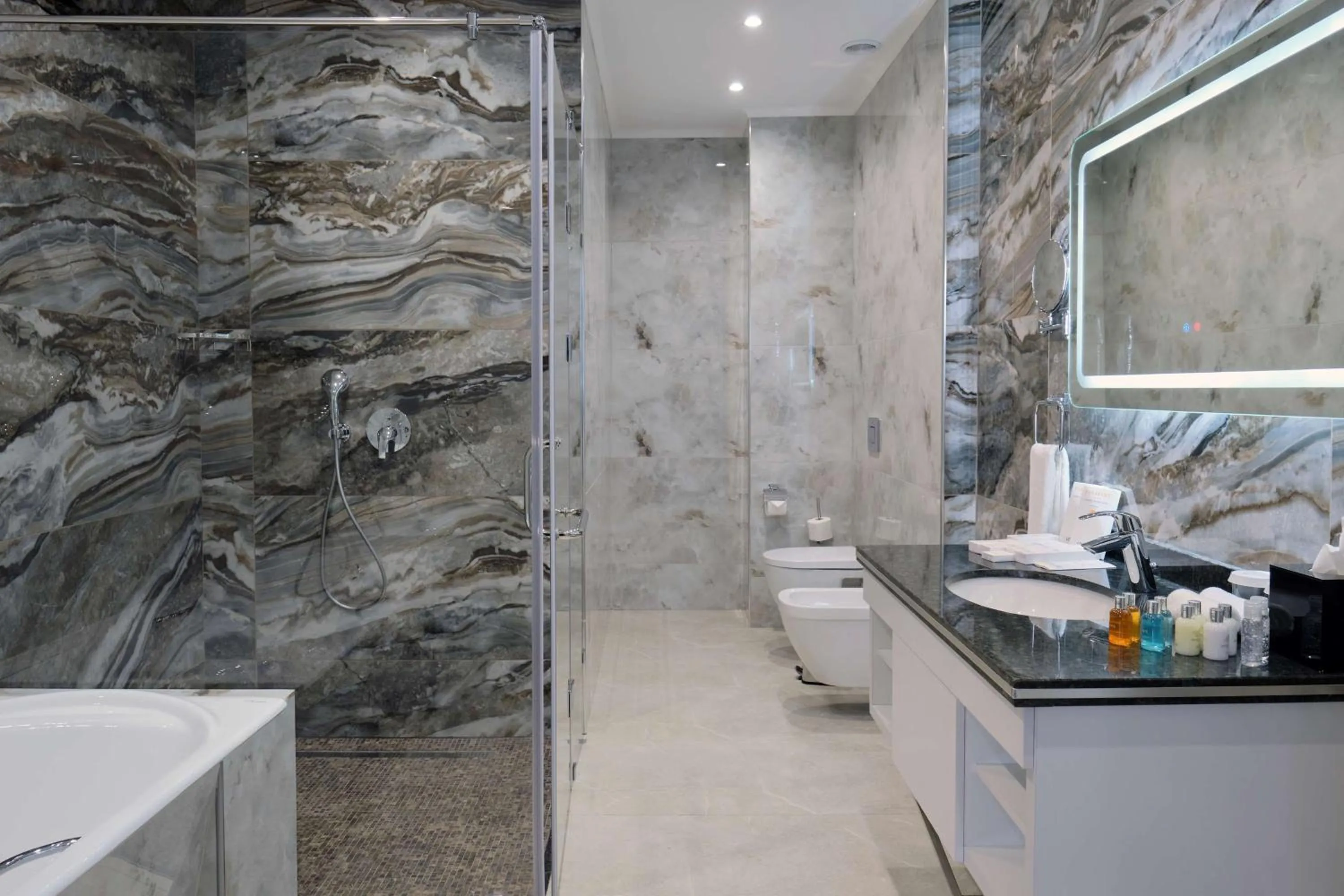 Bathroom in Panarams Tashkent Hotel, a member of Radisson Individuals