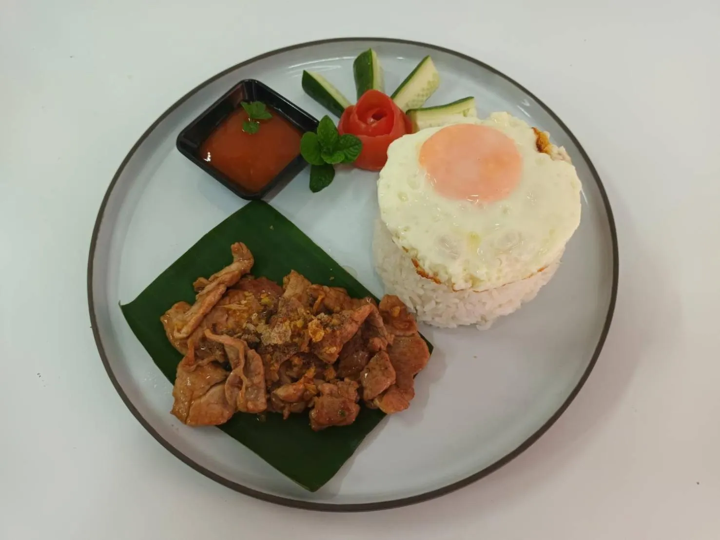 Food in มนมณี Monmanee Restaurant & Lodge