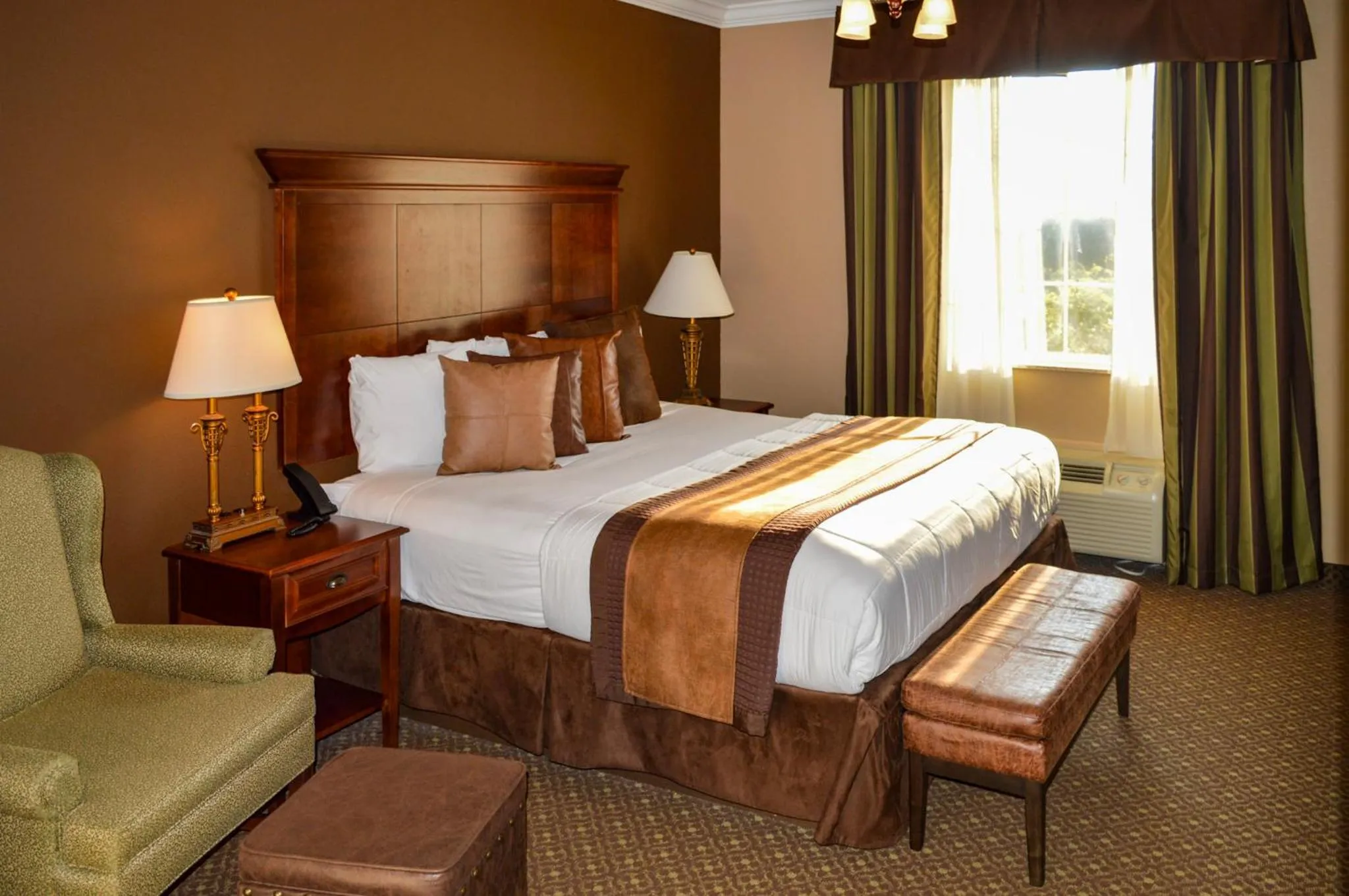 Bed in The Lodge at Flat Rock