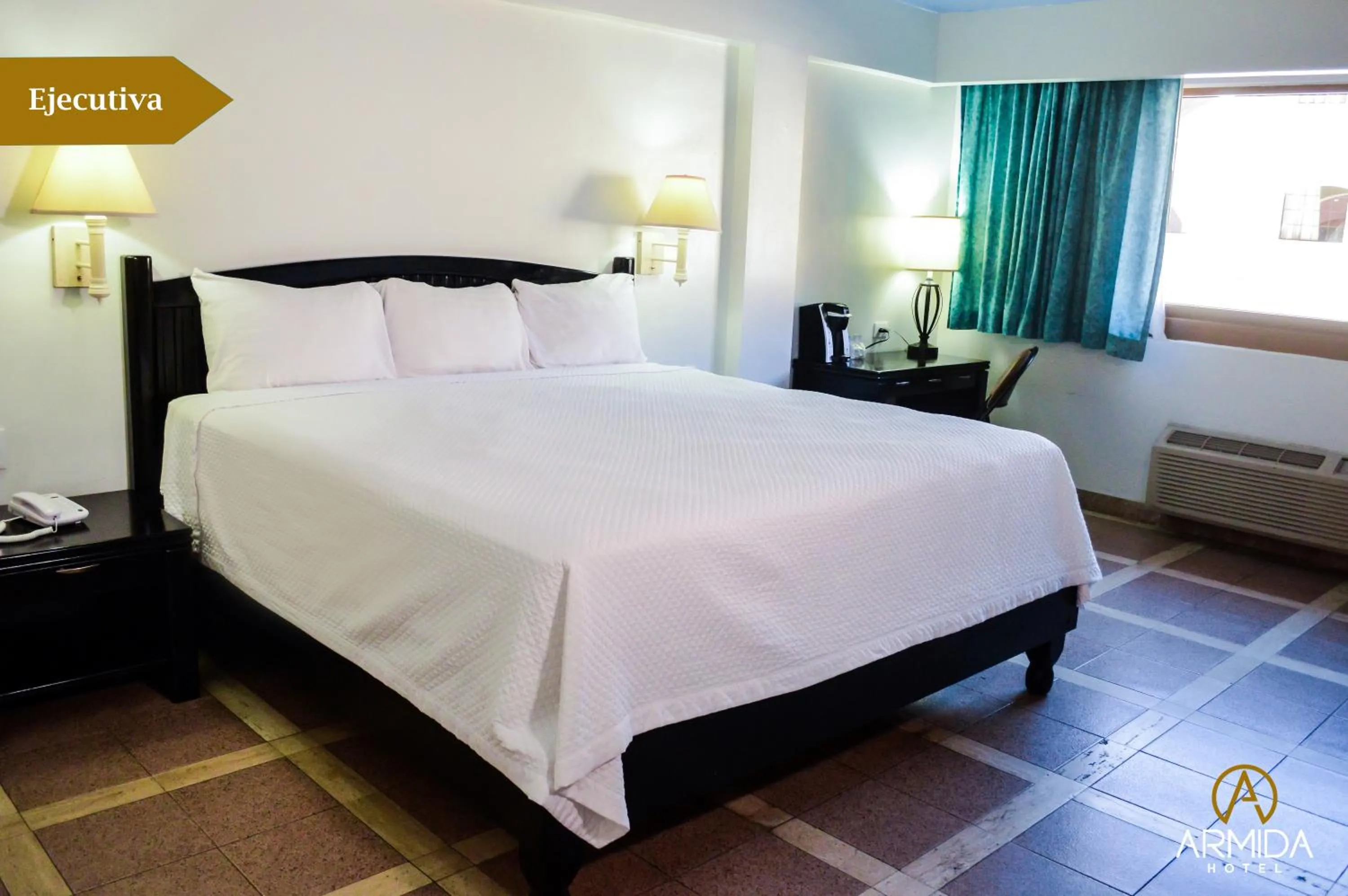 Bed in Hotel Armida Guaymas