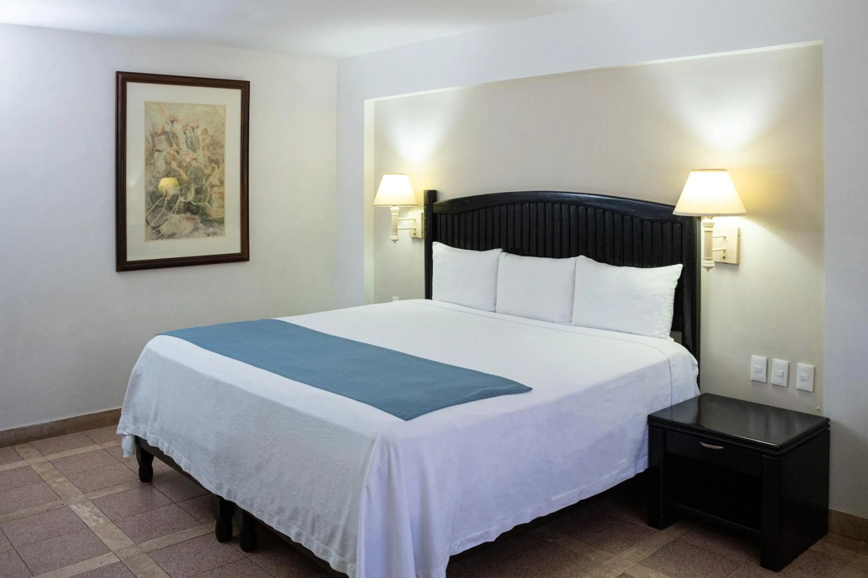 Bed in Hotel Armida Guaymas