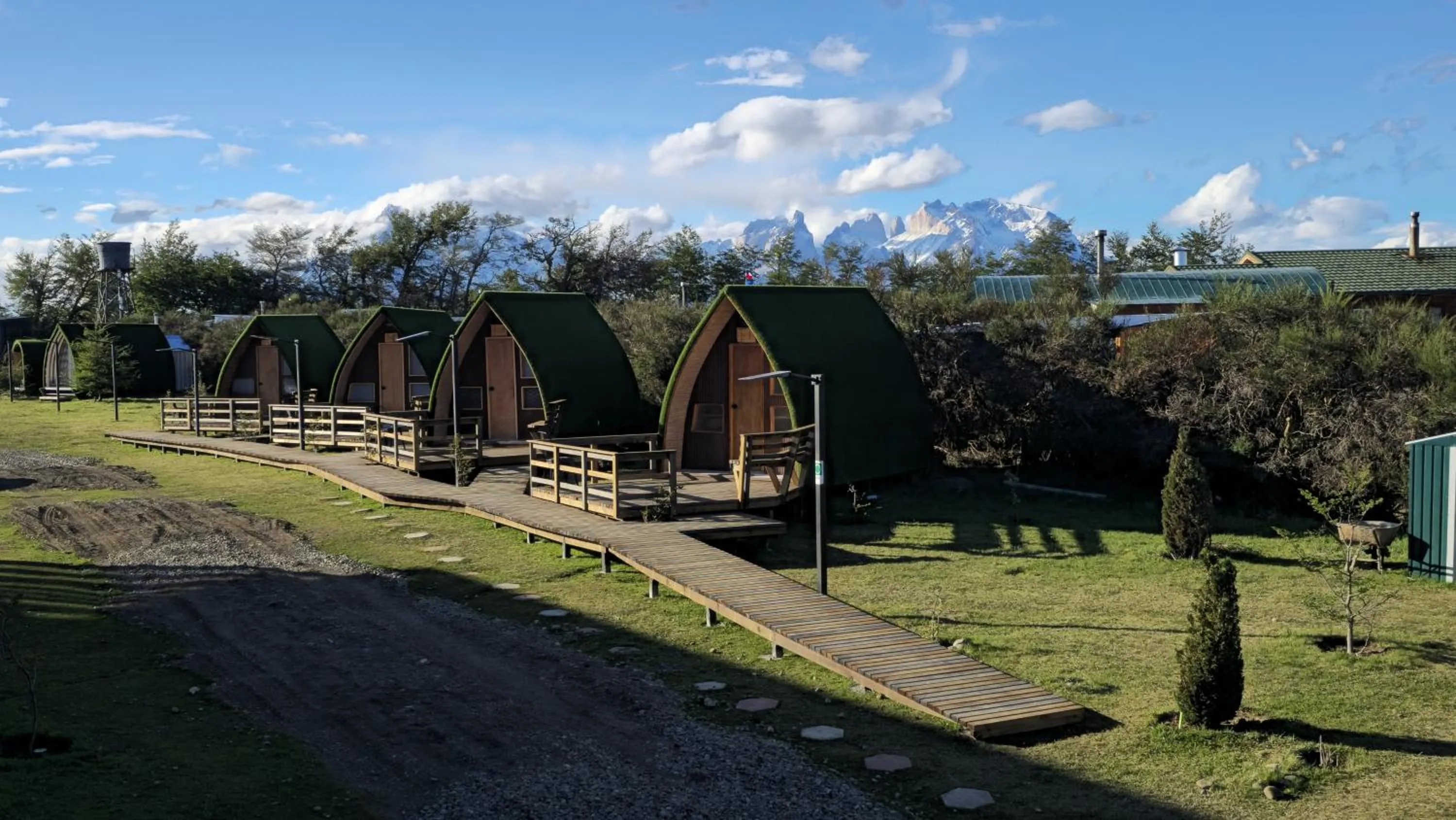 Garden view in Morrena Lodge