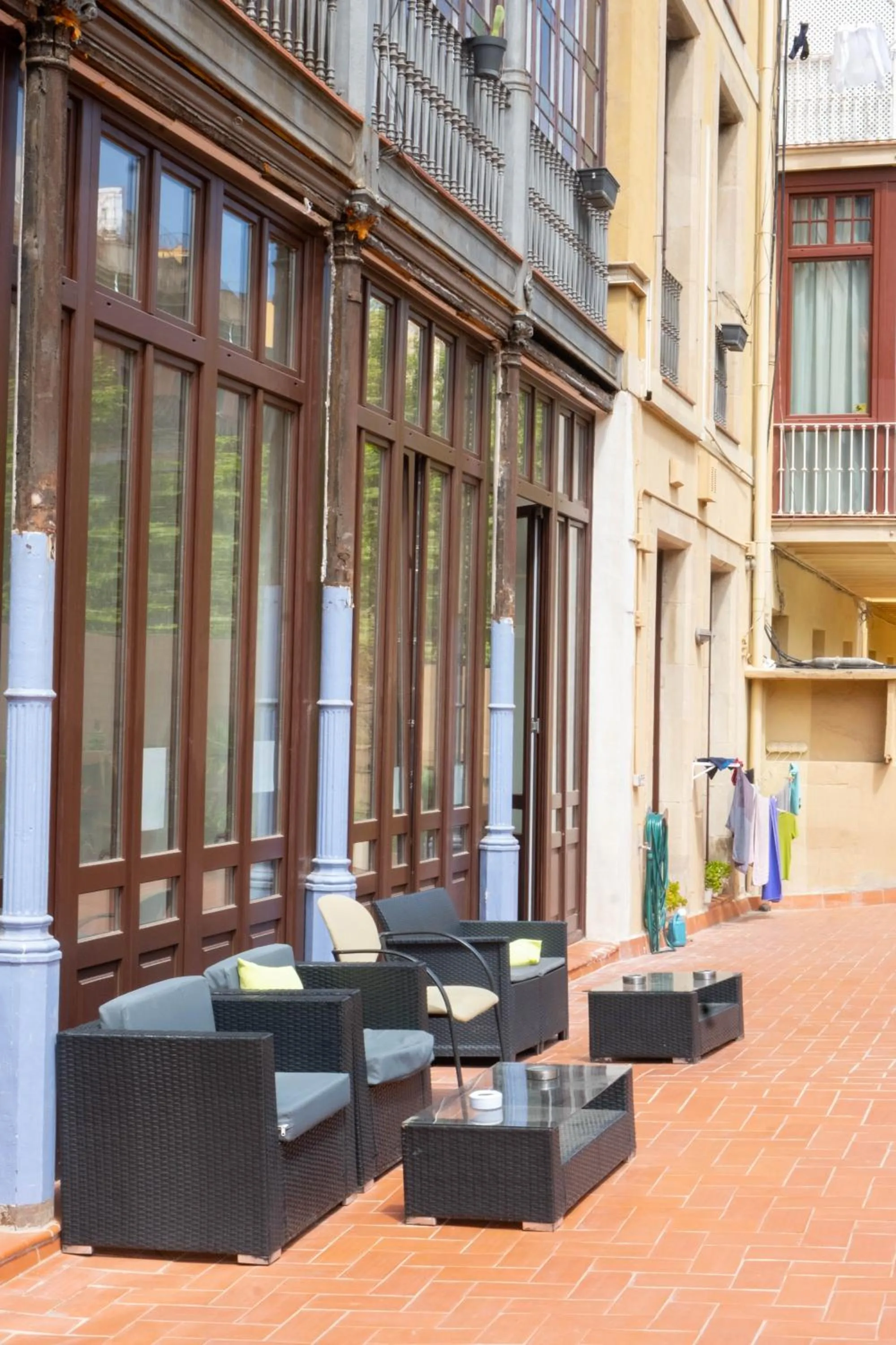 Balcony/Terrace in 360 Hostel Borne