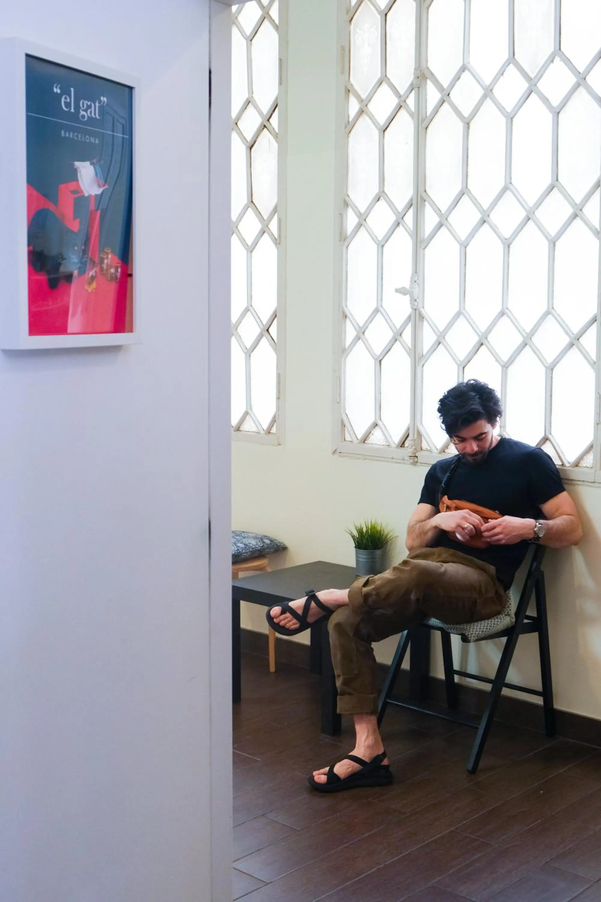 Lobby or reception in 360 Hostel Borne