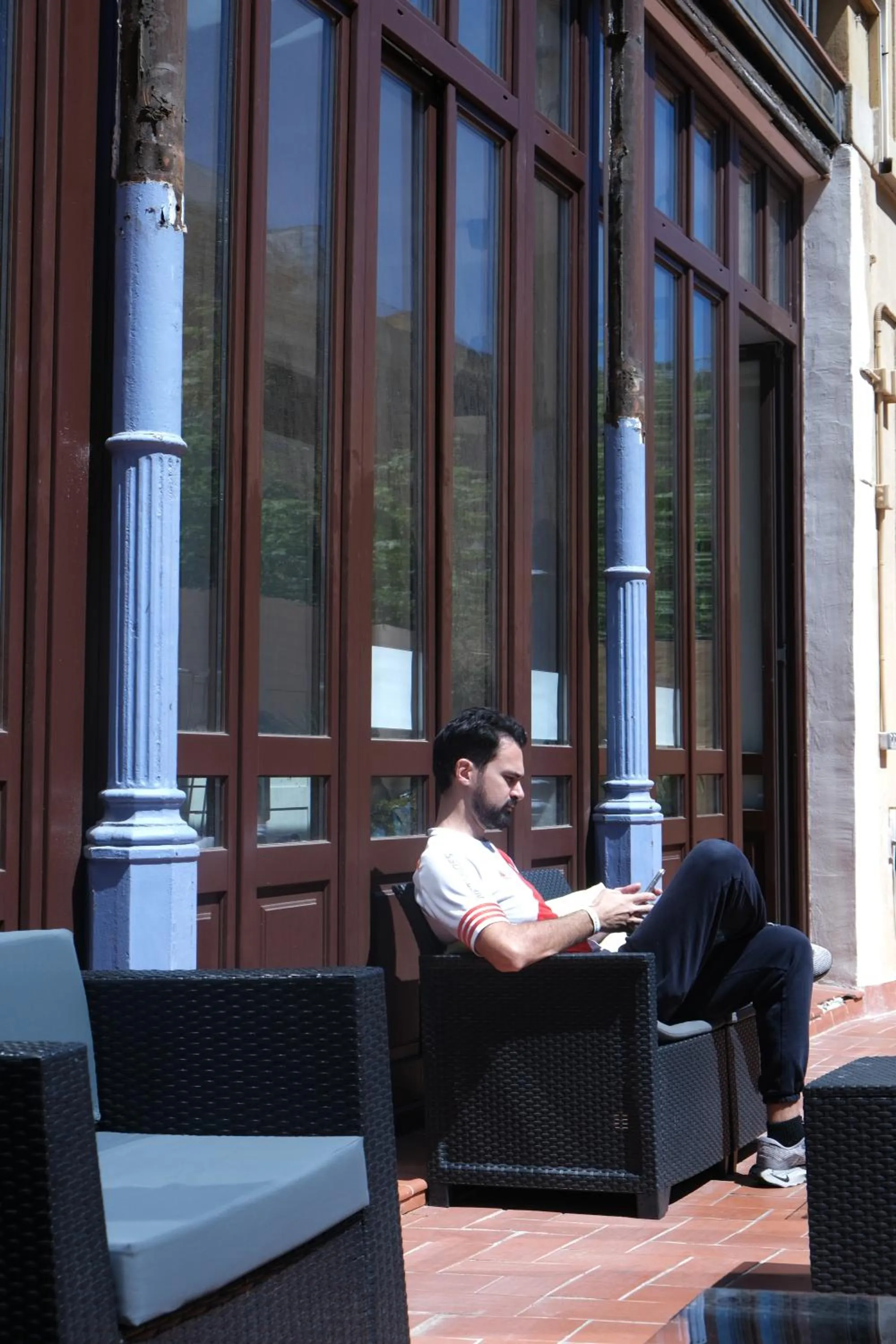 Balcony/Terrace in 360 Hostel Borne