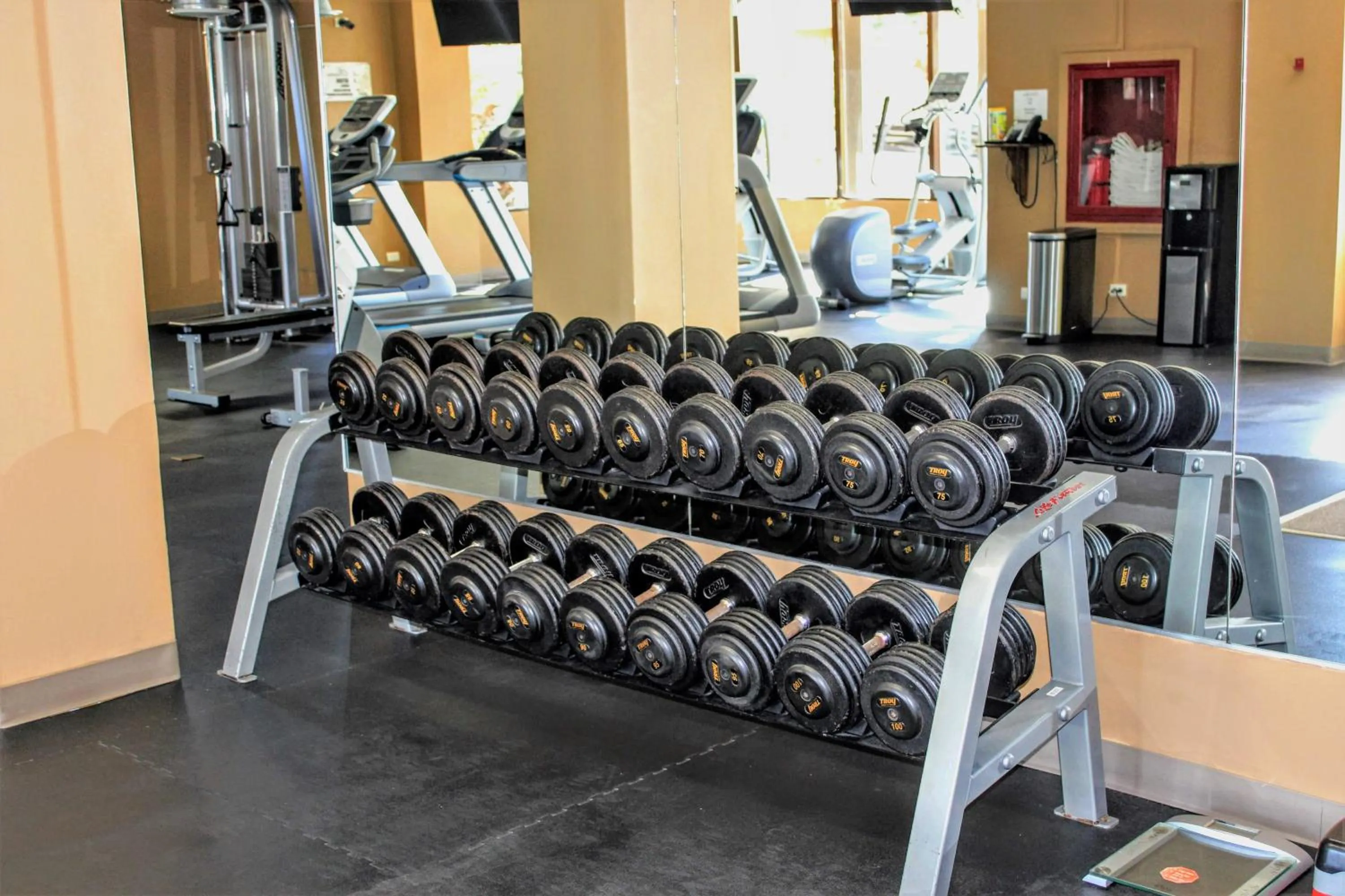 Fitness centre/facilities in Bella Sirena 601-B -Stylish Condo in Oceanfront Resort