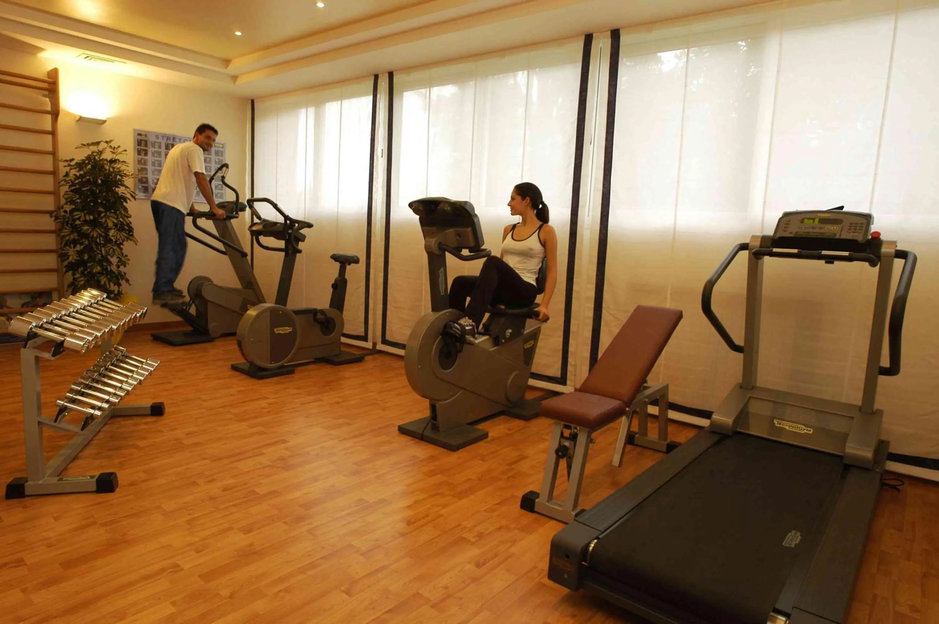 Fitness centre/facilities in Hotel Aqua