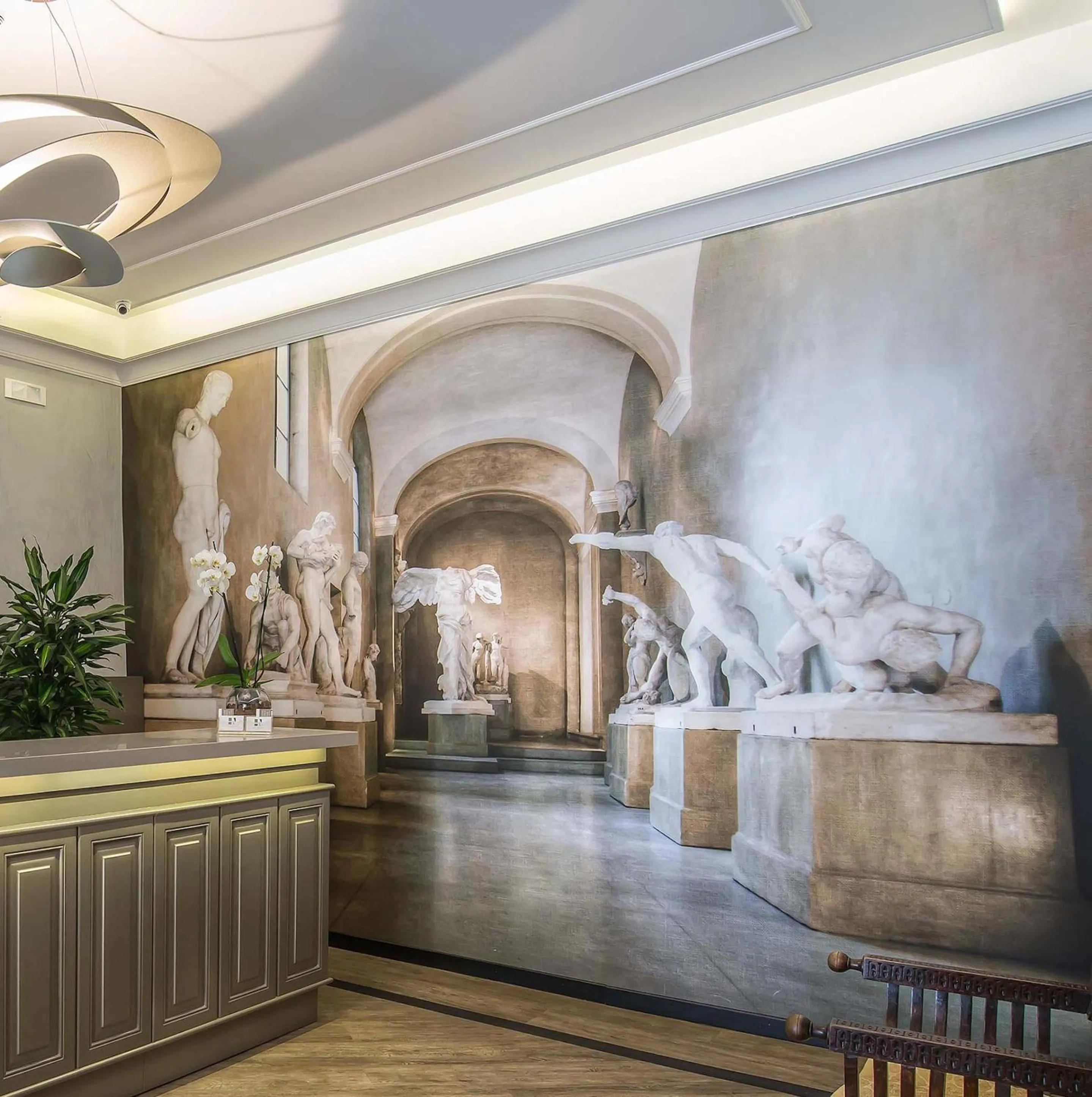 Lobby or reception in Hotel Museum