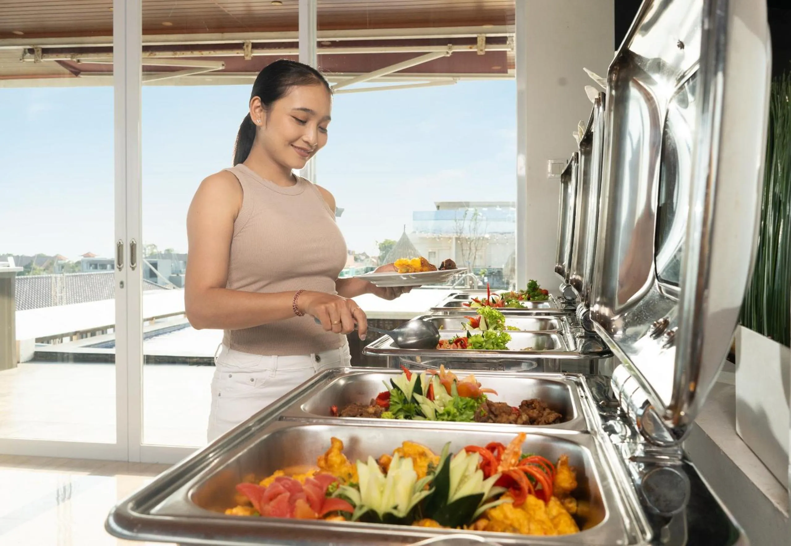 Breakfast in Boss Legian Hotel Powered by Archipelago