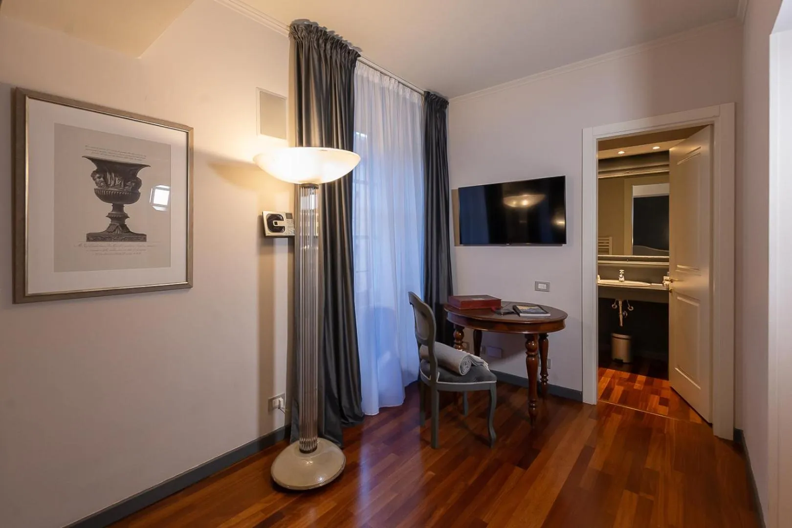 Seating area in The Tuscanian Hotel