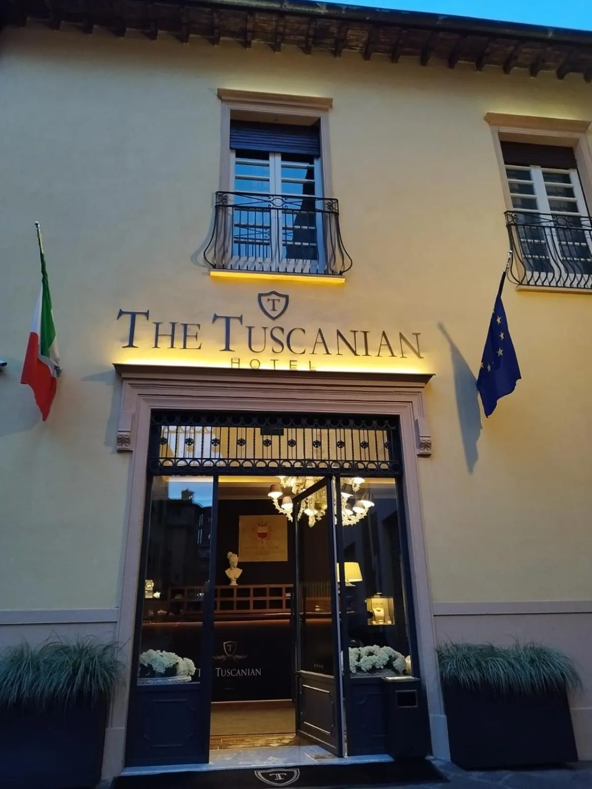 Facade/entrance in The Tuscanian Hotel