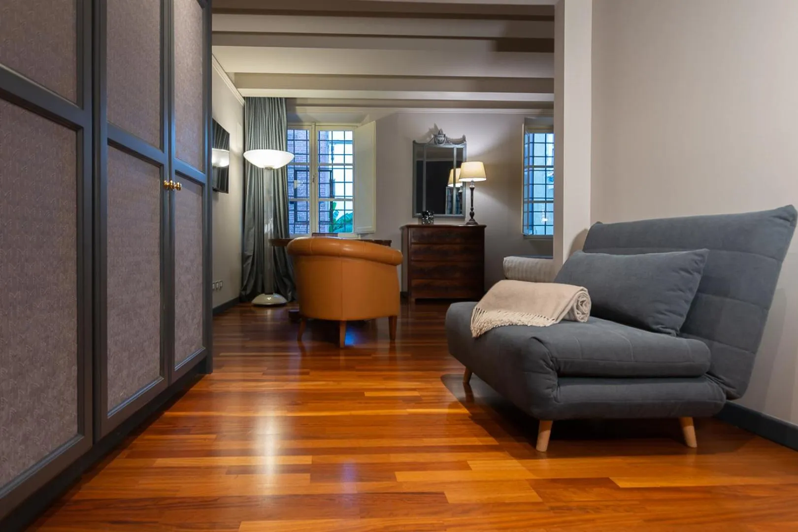 Seating area in The Tuscanian Hotel