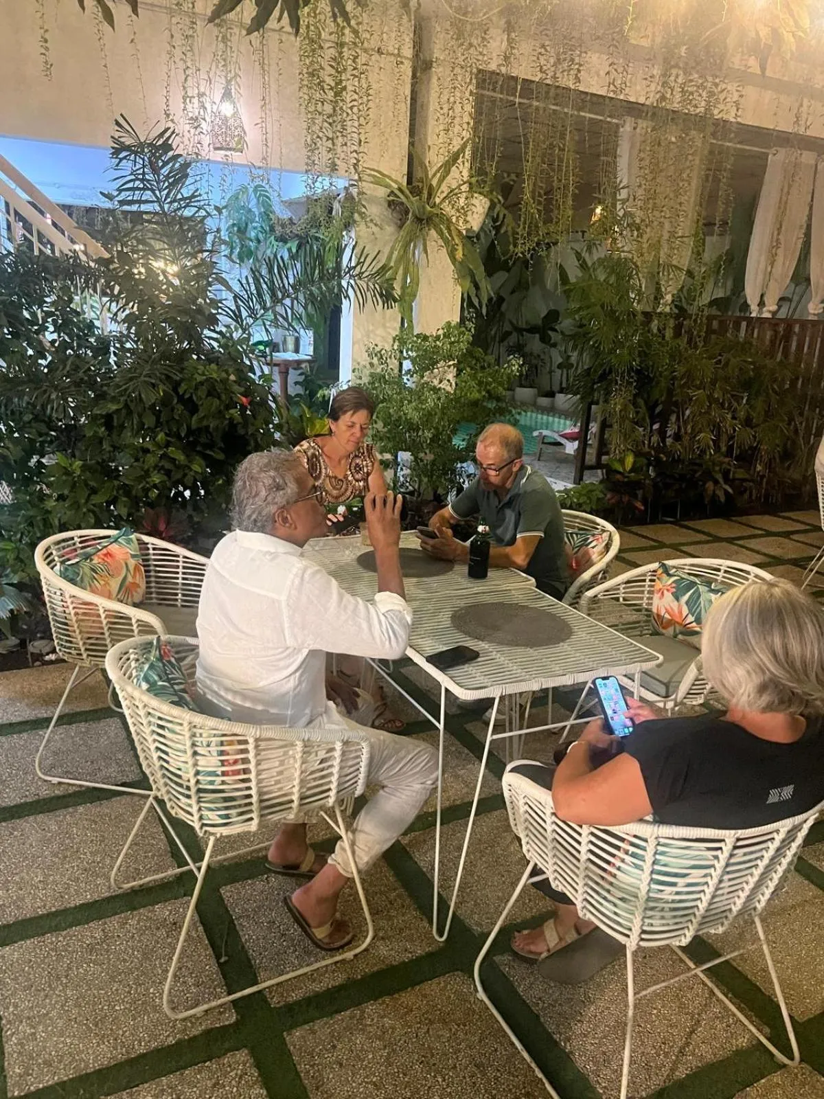 Inner courtyard view in Naia Lombok