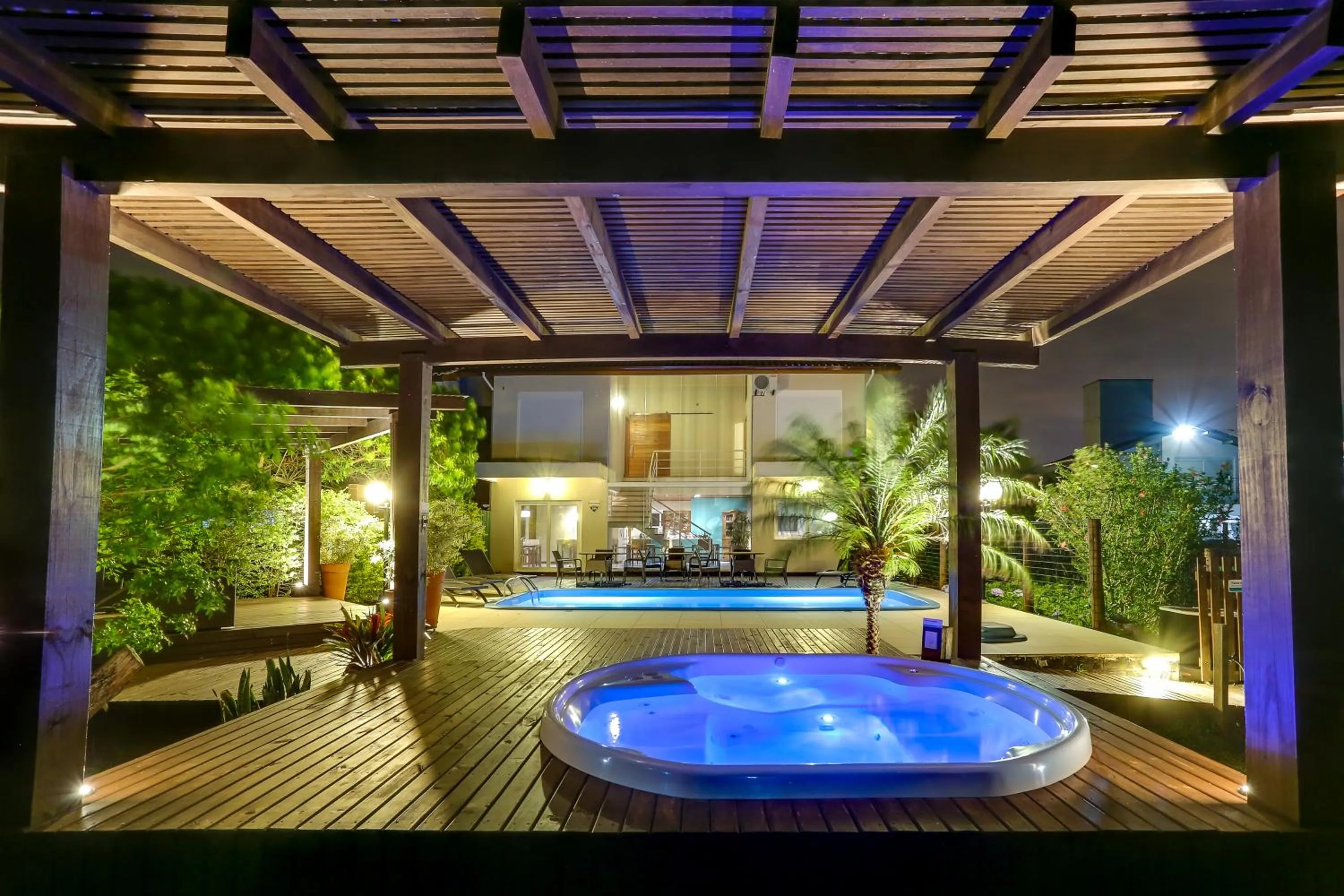 Swimming pool in Pousada Ilha Faceira