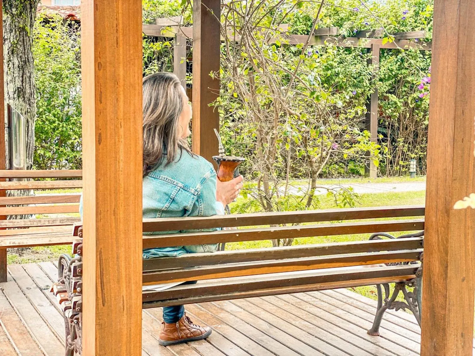 Garden in Pousada Ilha Faceira