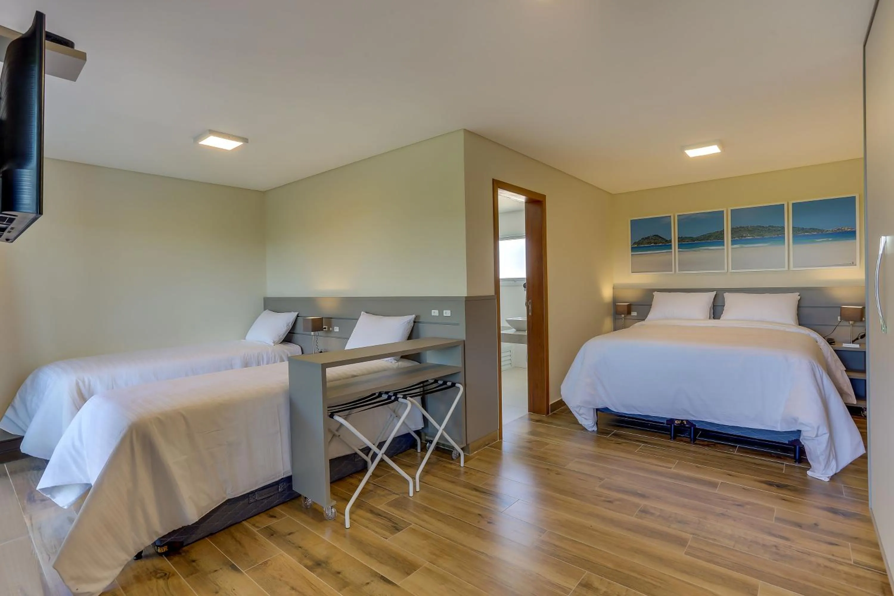 Bed in Pousada Ilha Faceira