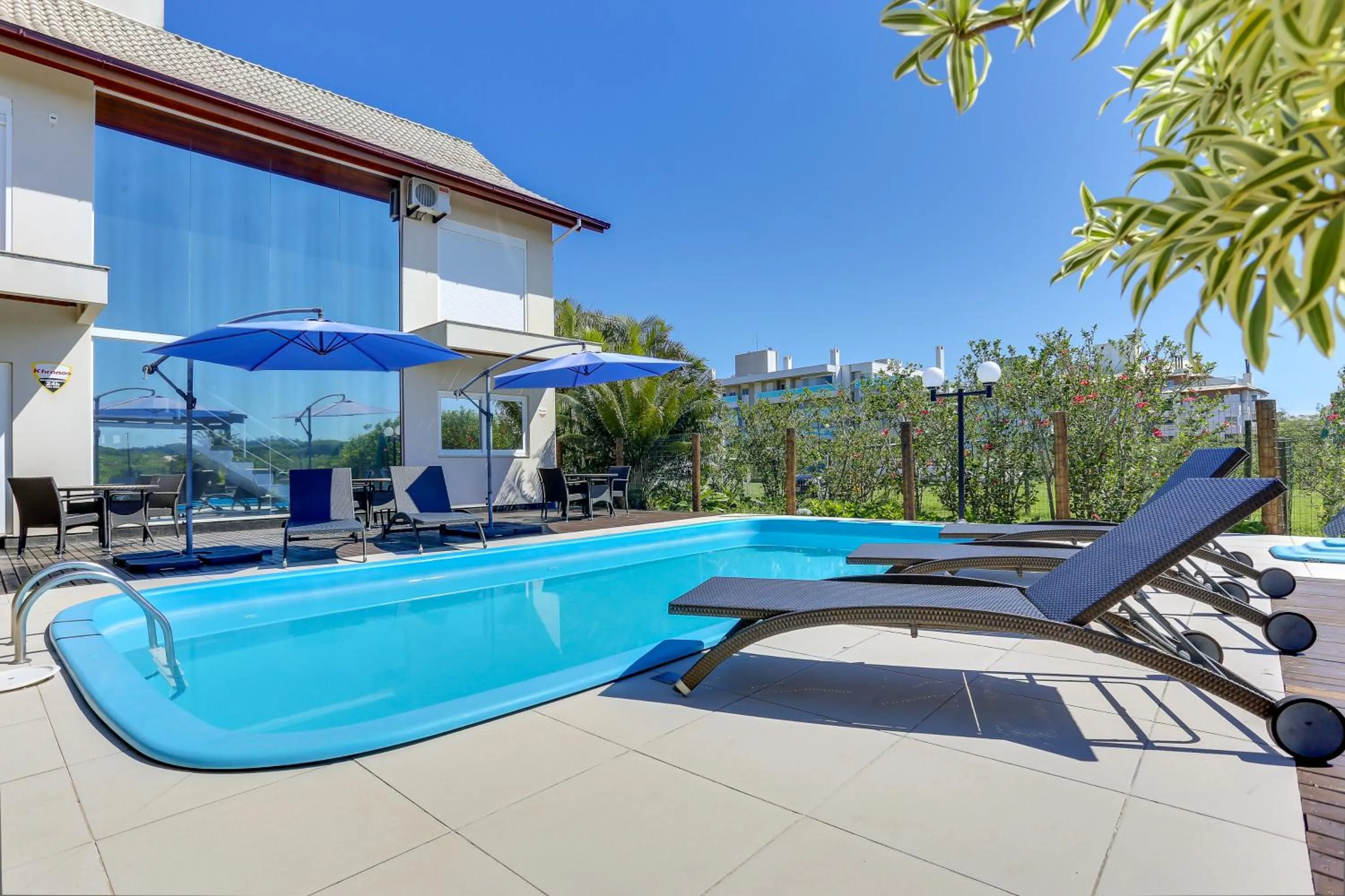 Swimming pool in Pousada Ilha Faceira