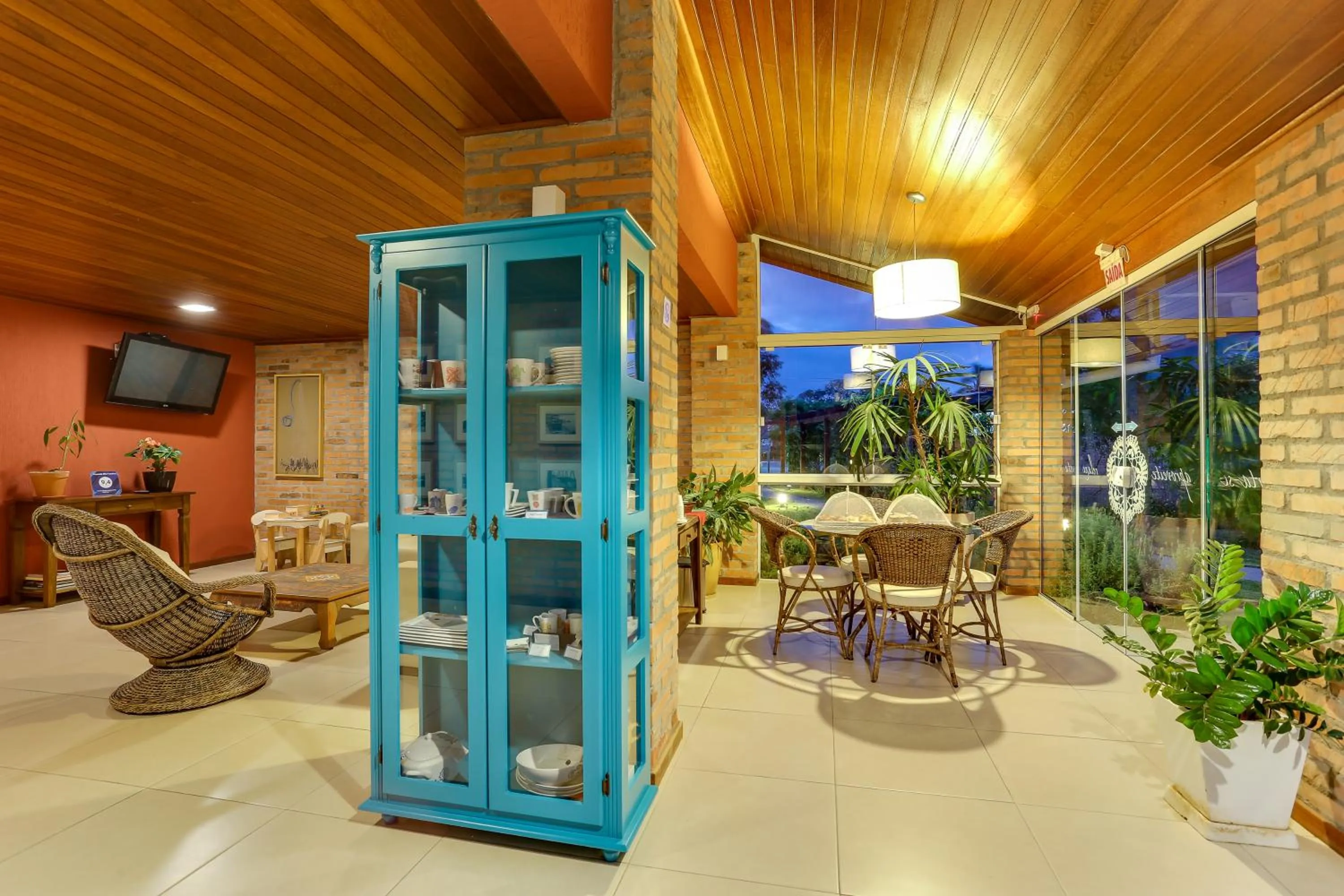 Lobby or reception in Pousada Ilha Faceira