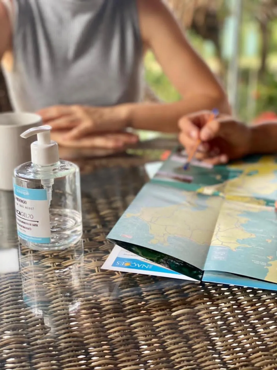 Lobby or reception in Pousada Ilha Faceira