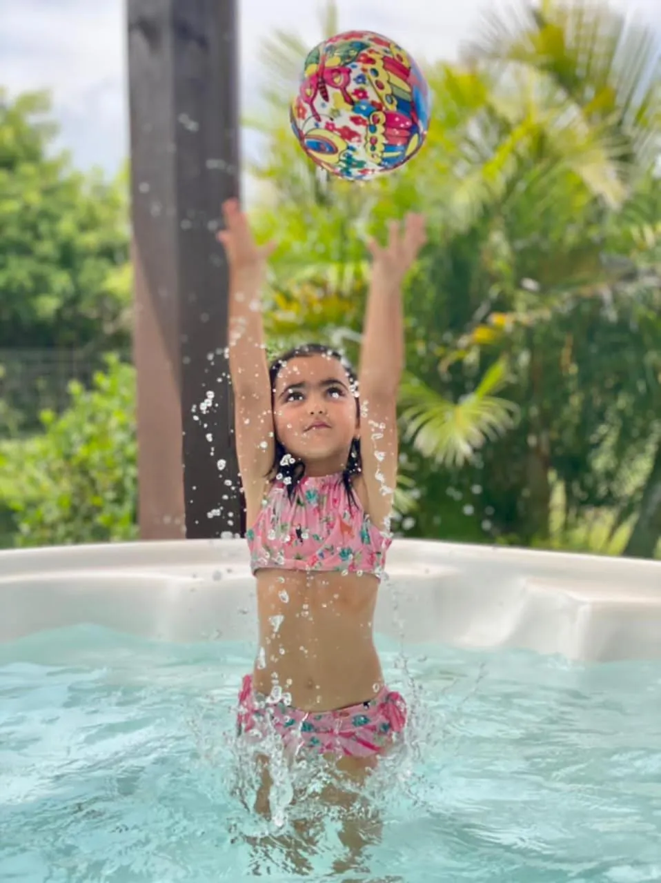 Swimming pool in Pousada Ilha Faceira