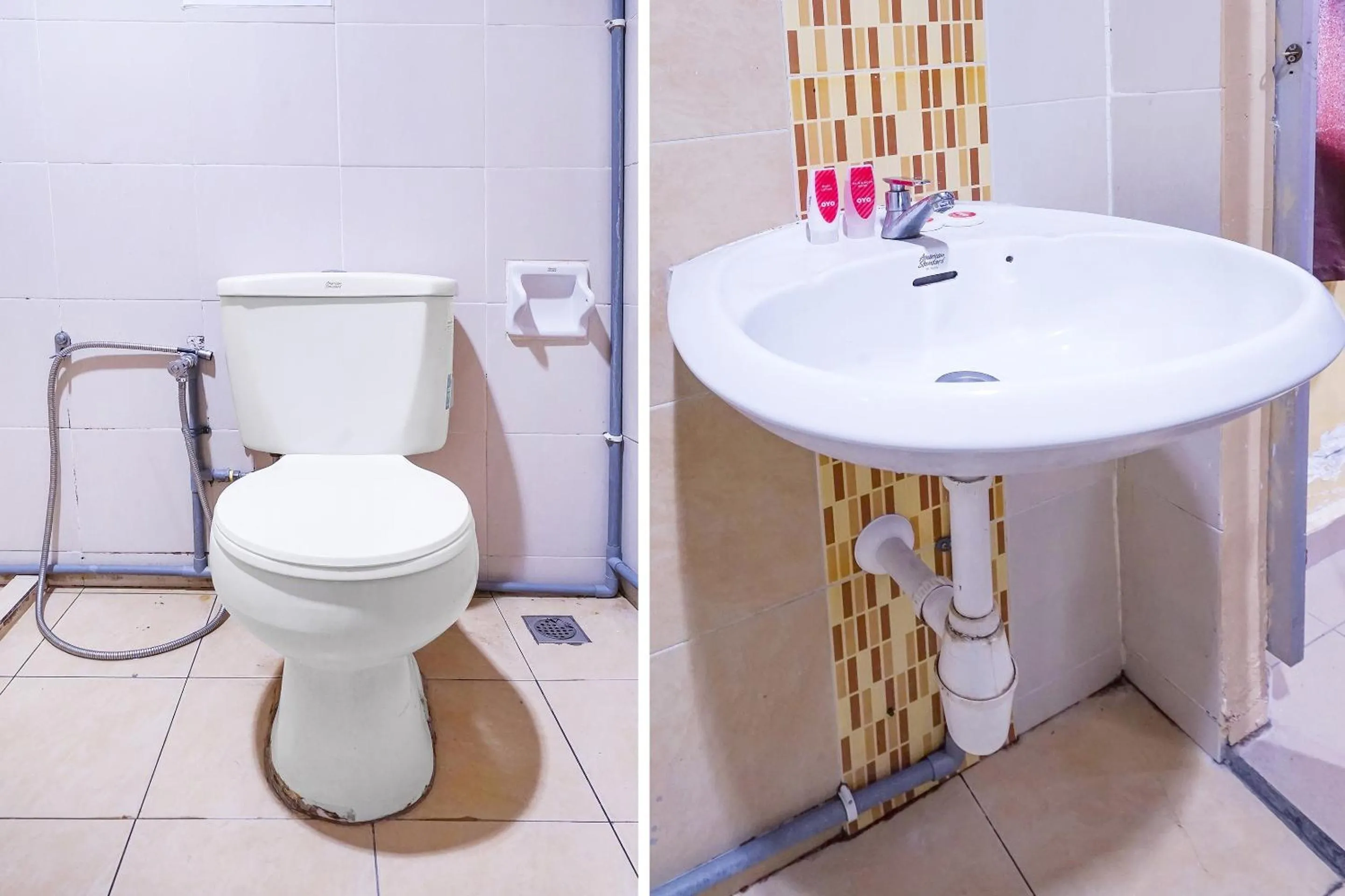 Bathroom in OYO 90486 New Station Hotel