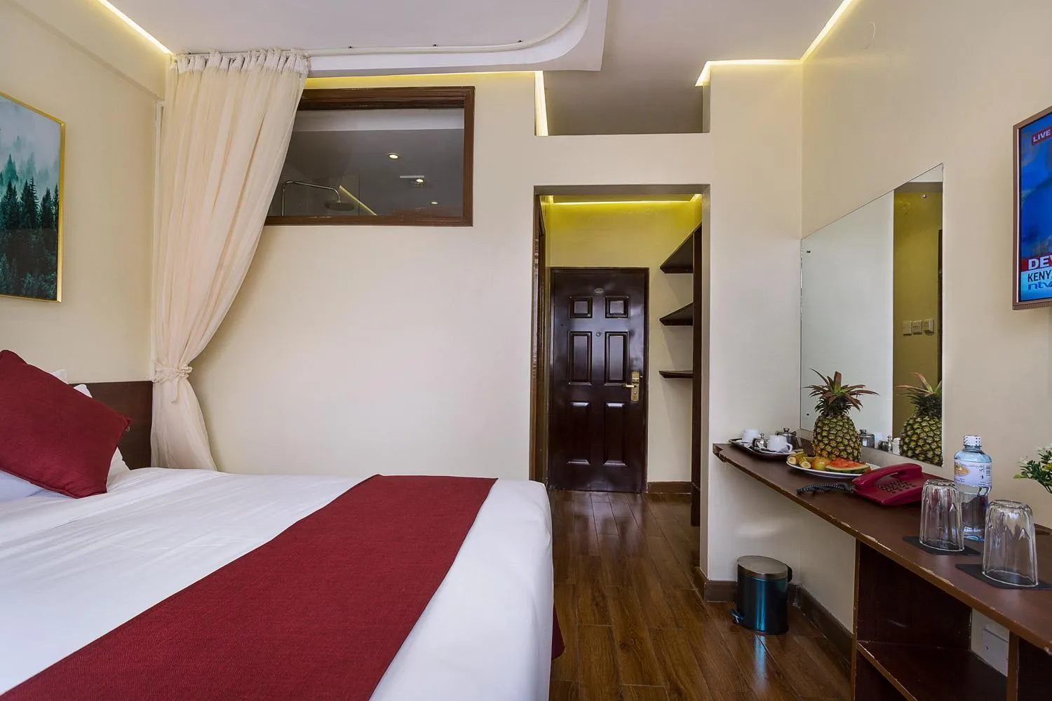 Photo of the whole room, Bed in HOTEL CENTRAL PARK & CONFERENCE CENTRE