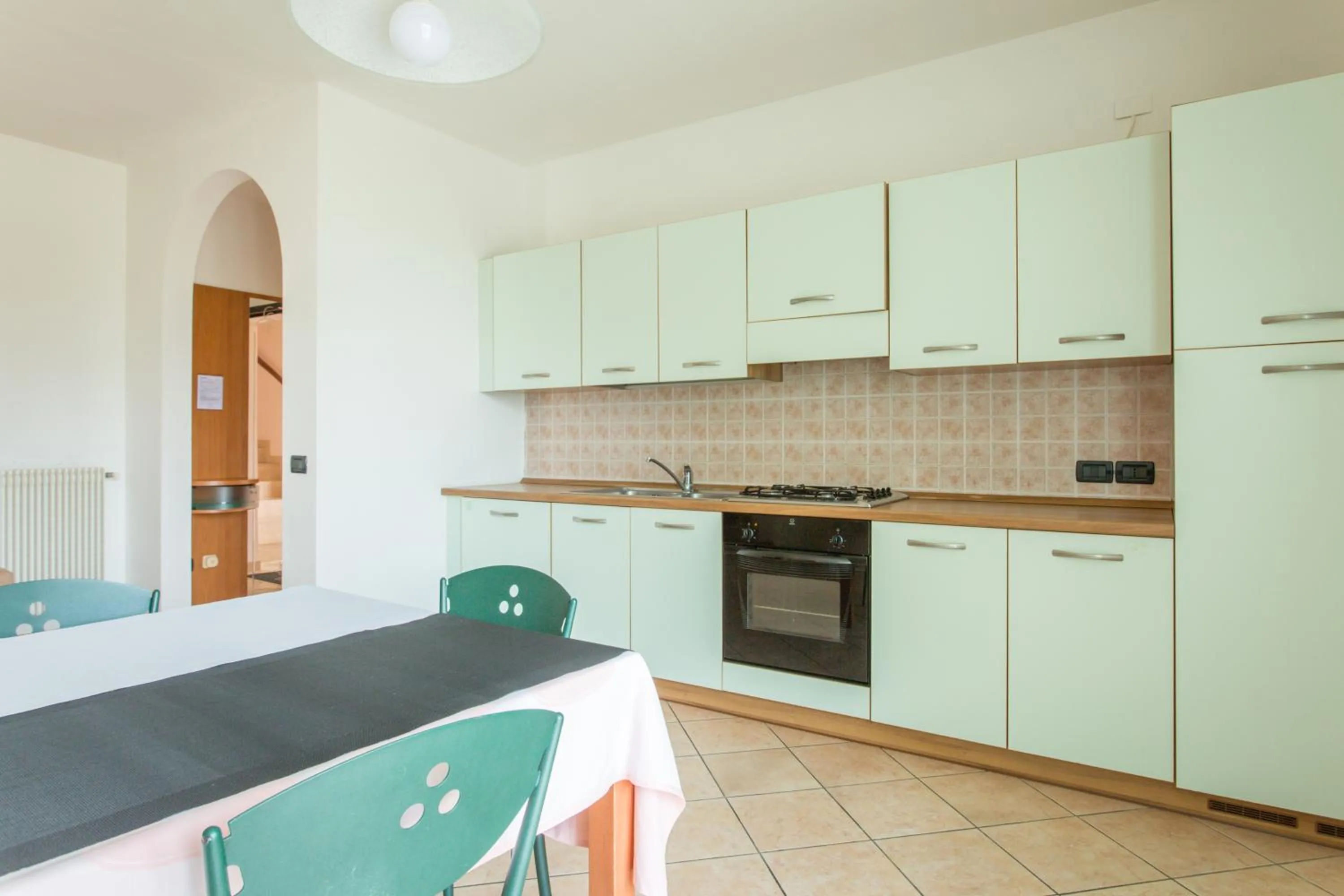 Kitchen or kitchenette in Hotel Ristorante al Gabbiano