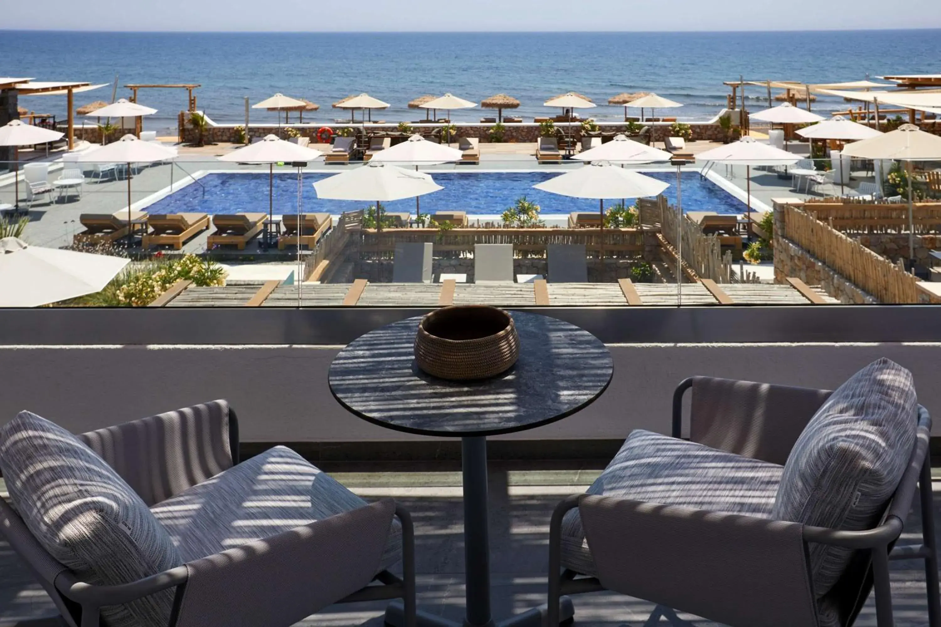 Queen Duplex Suite with Pool and Sea View in Sea Breeze Santorini Beach Resort, Curio By Hilton Queen Duplex Suite with Pool and Sea View in Sea Breeze Santorini Beach Resort, Curio By Hilton