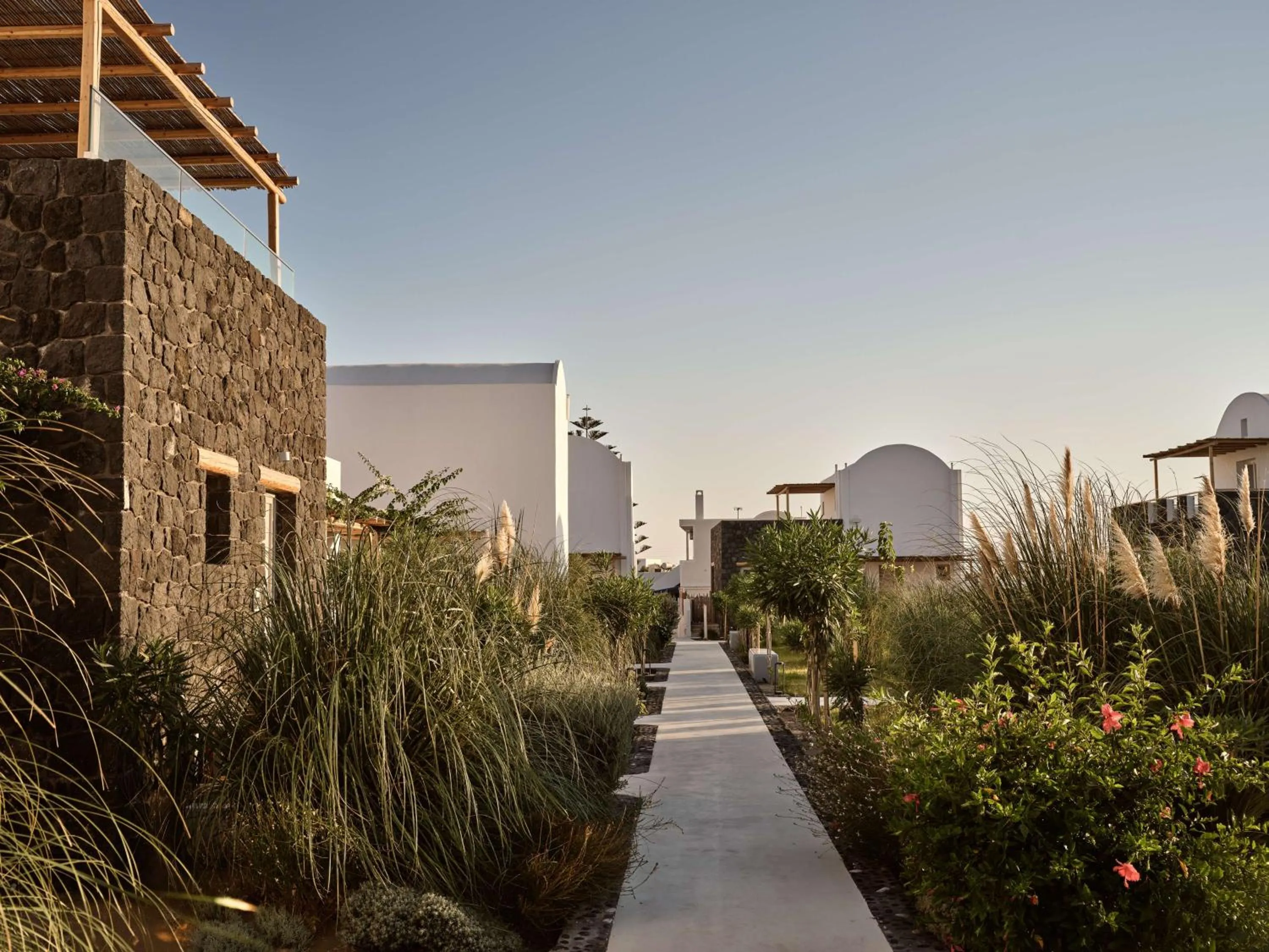 Garden in Sea Breeze Santorini Beach Resort, Curio By Hilton