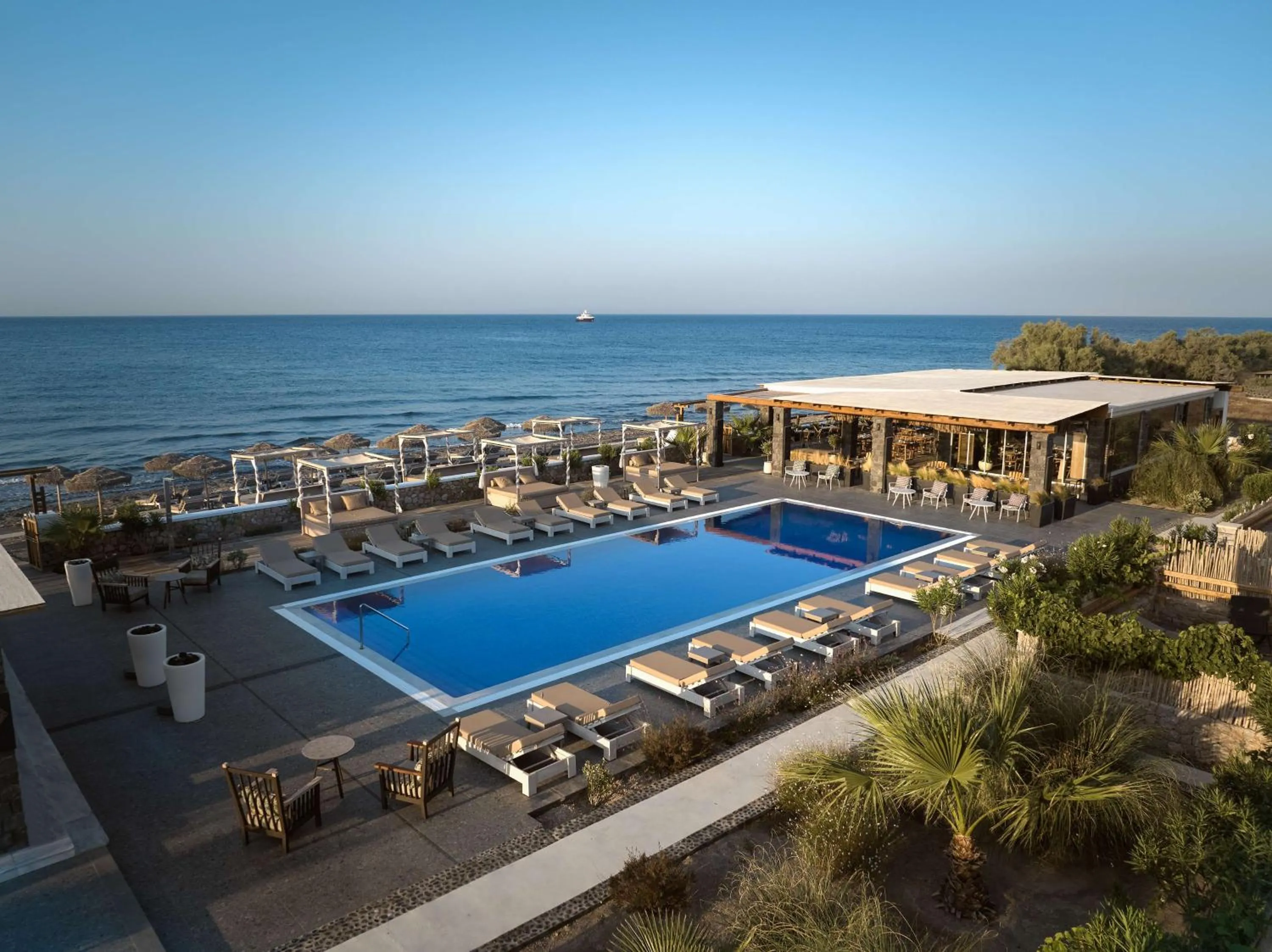 Day in Sea Breeze Santorini Beach Resort, Curio By Hilton