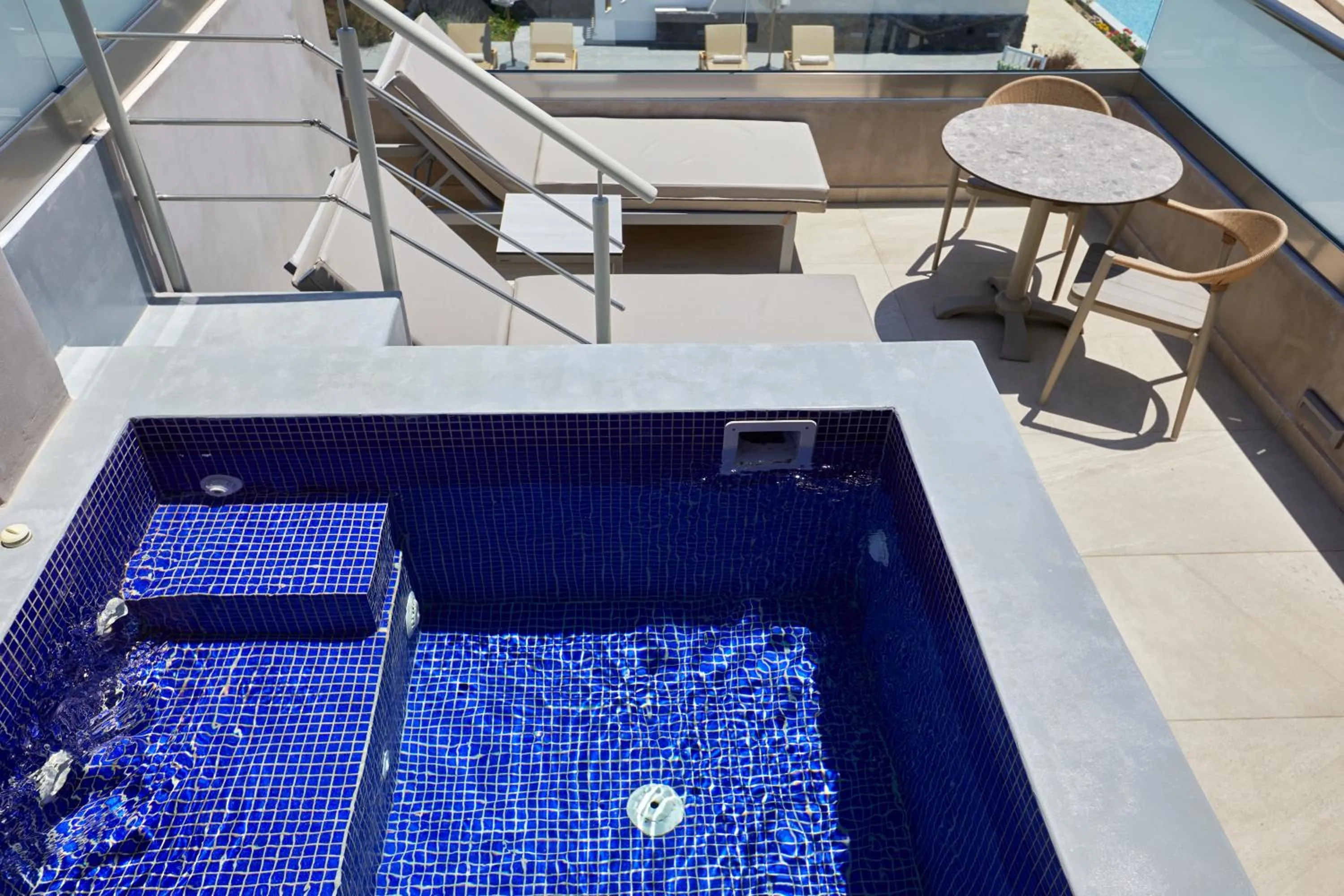 Hot Tub in Sea Breeze Santorini Beach Resort, Curio By Hilton