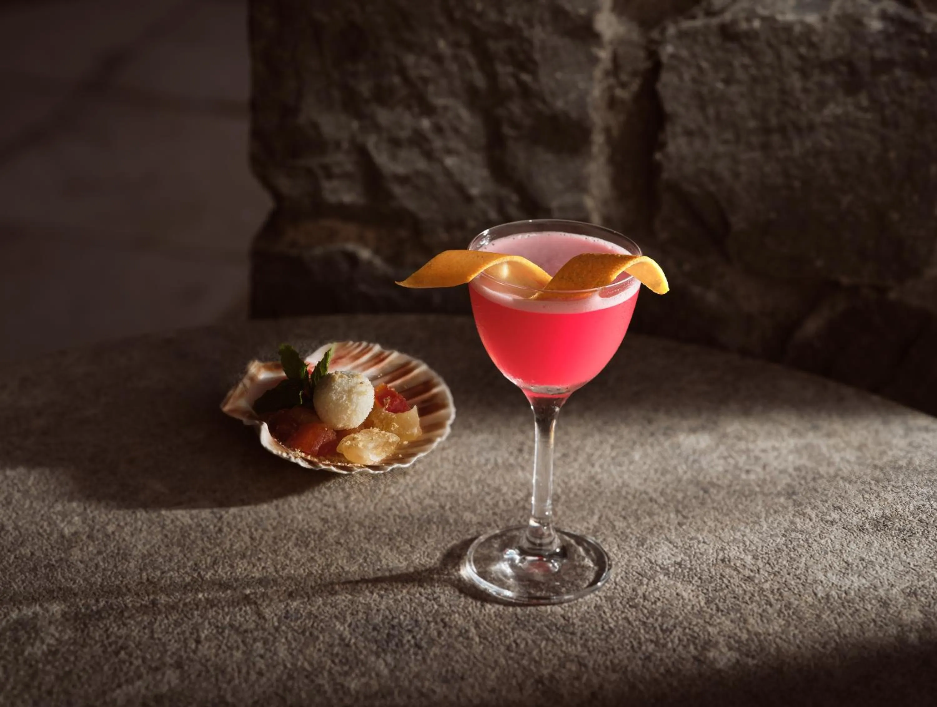 Food and drinks in Sea Breeze Santorini Beach Resort, Curio By Hilton