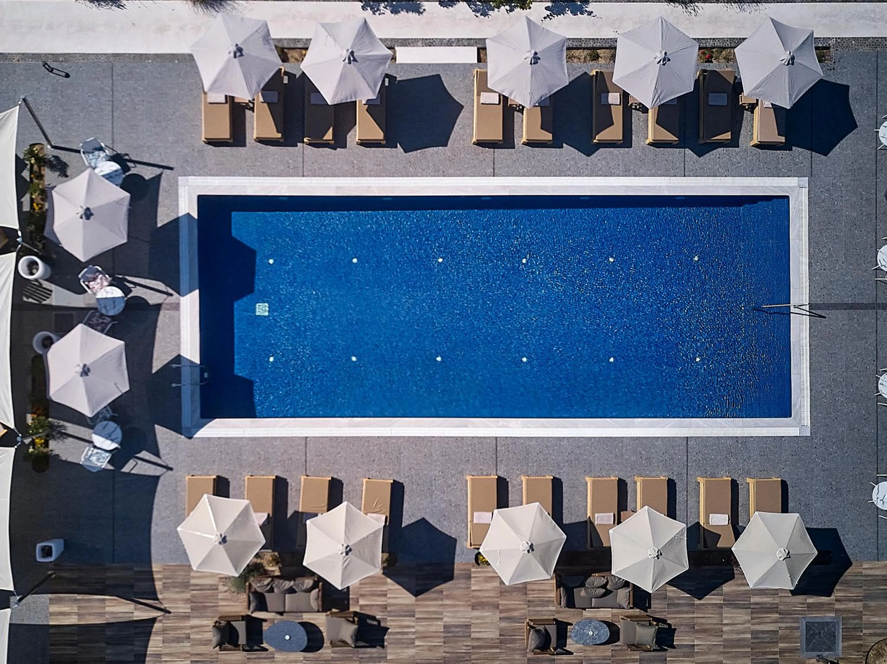 Summer in Sea Breeze Santorini Beach Resort, Curio By Hilton