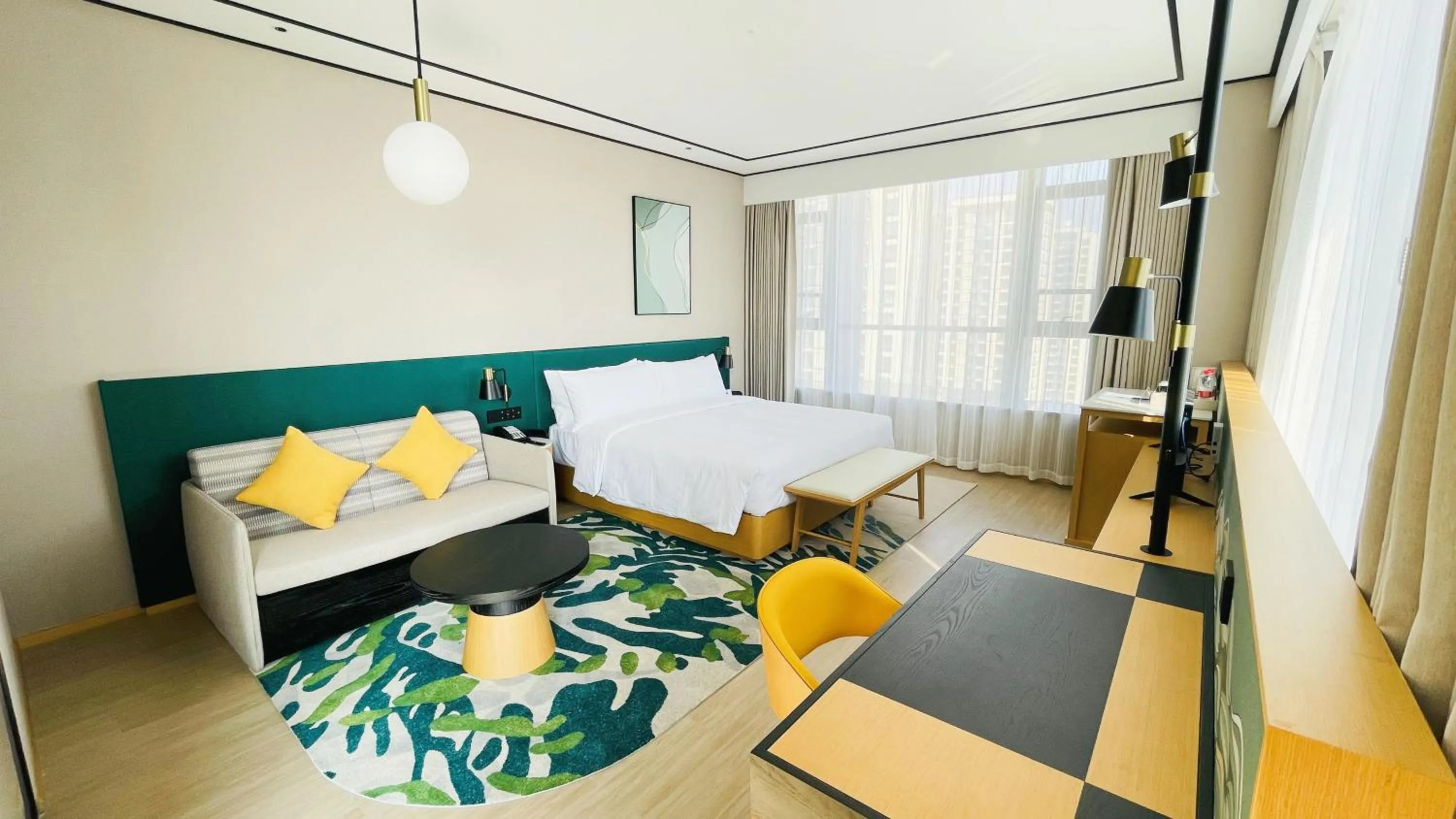 Bed in Hilton Garden Inn Rizhao High-Tech Zone