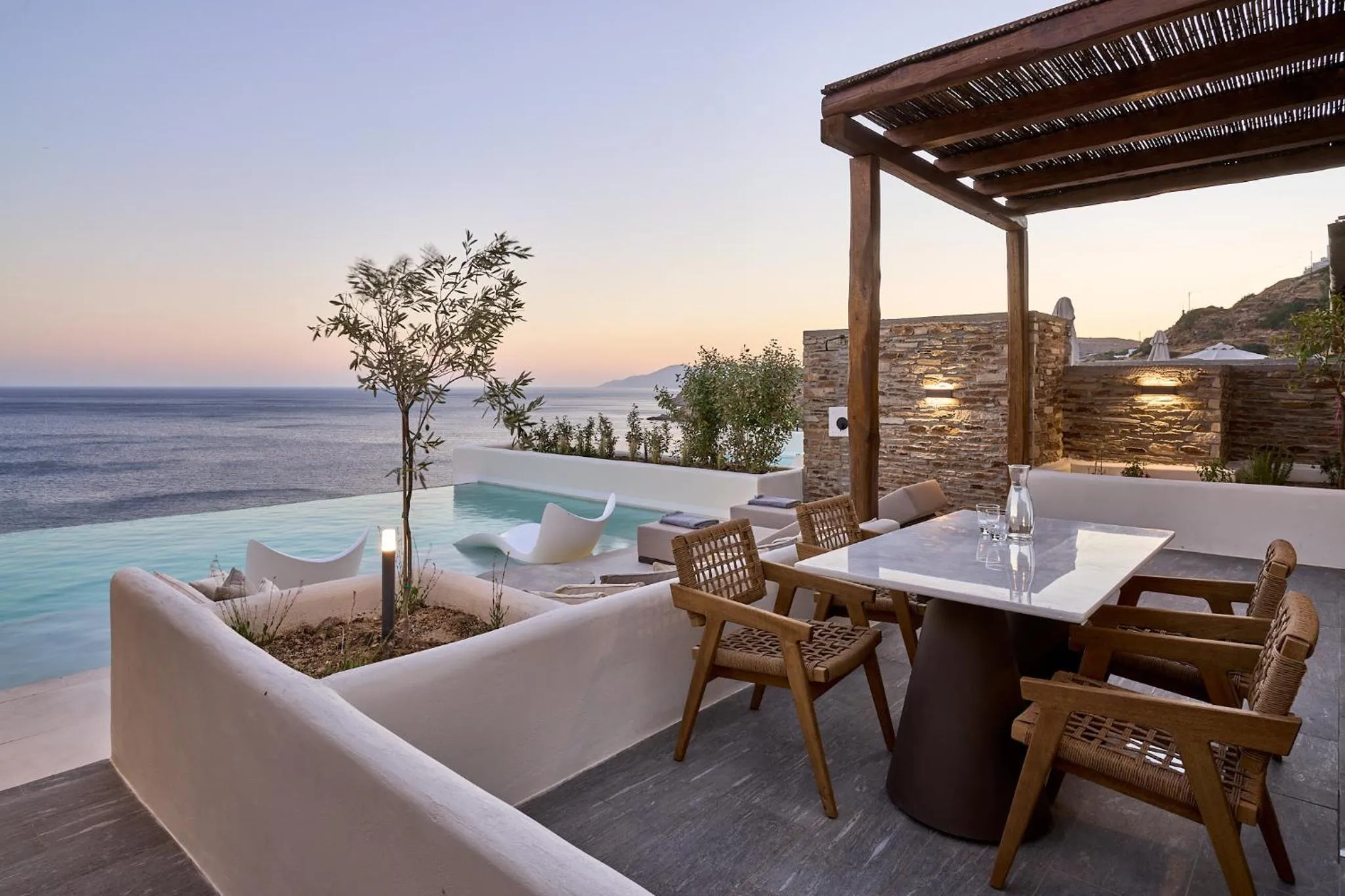 Balcony/Terrace in Ios Grand Pool Suites