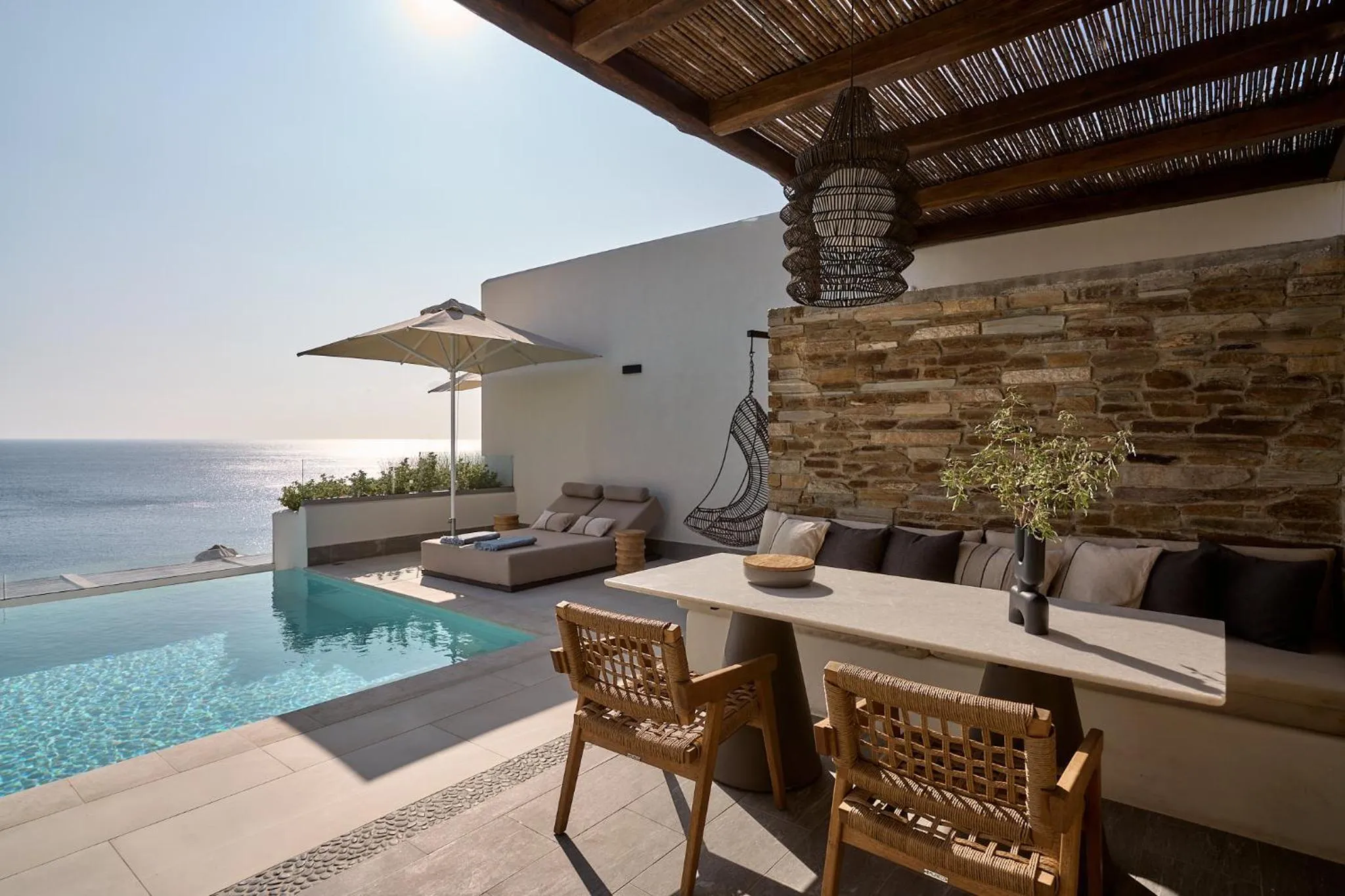 Day in Ios Grand Pool Suites