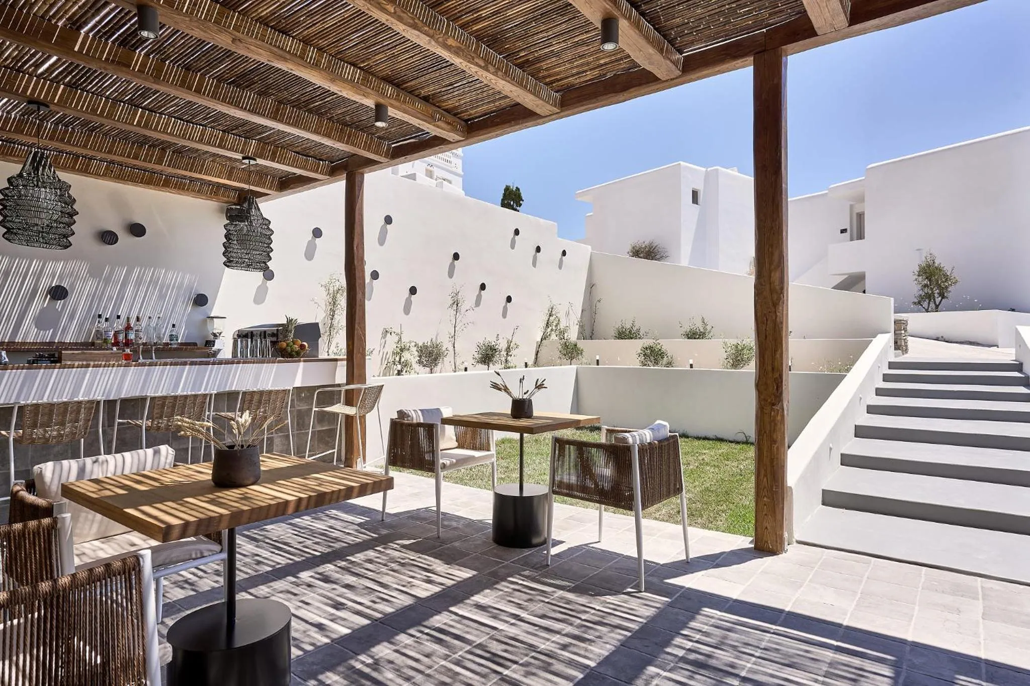 Property building in Ios Grand Pool Suites