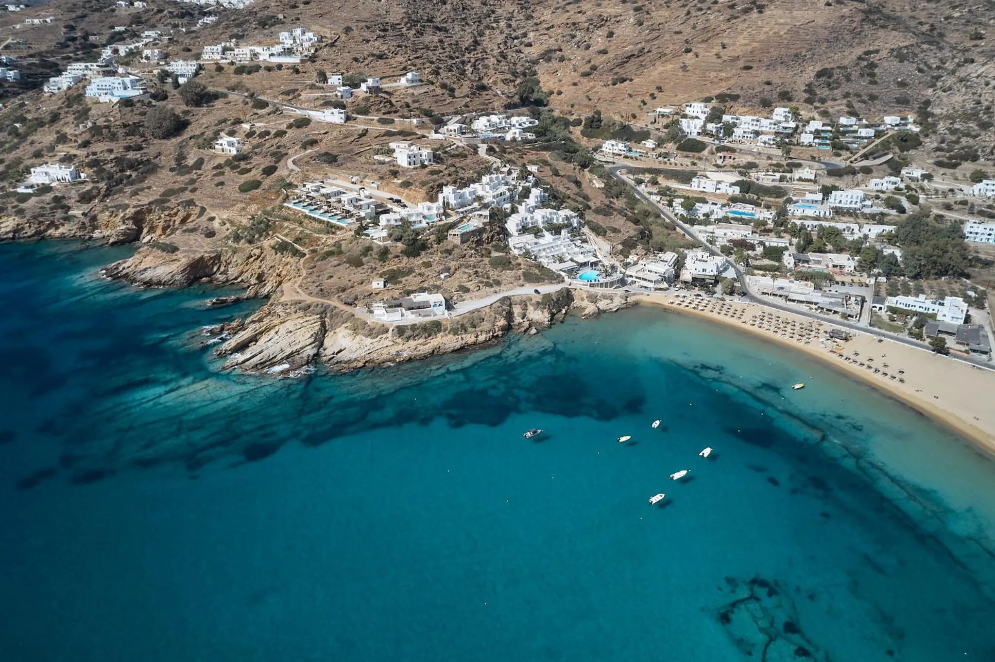 Bird's eye view in Ios Grand Pool Suites