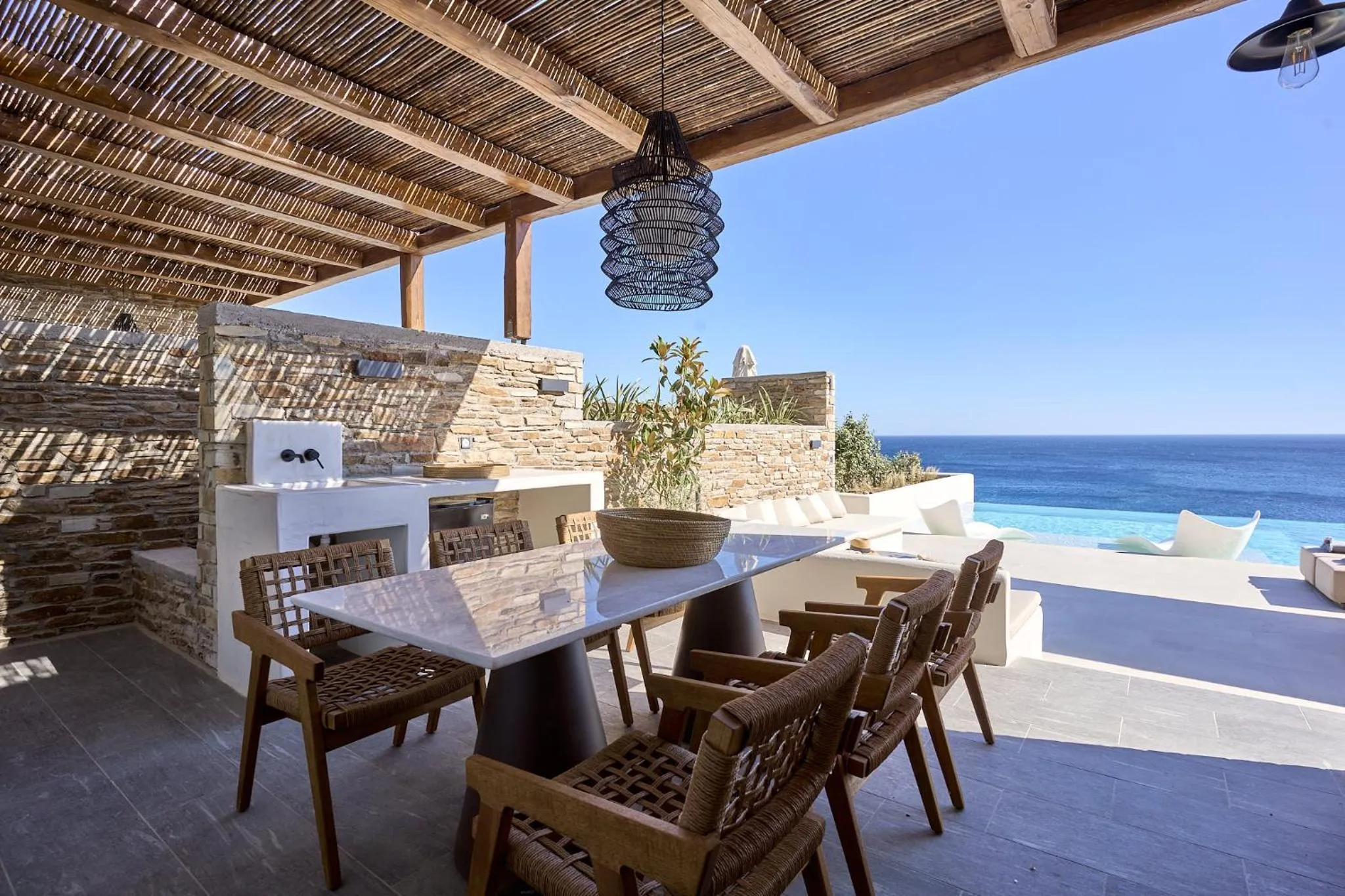 Balcony/Terrace in Ios Grand Pool Suites
