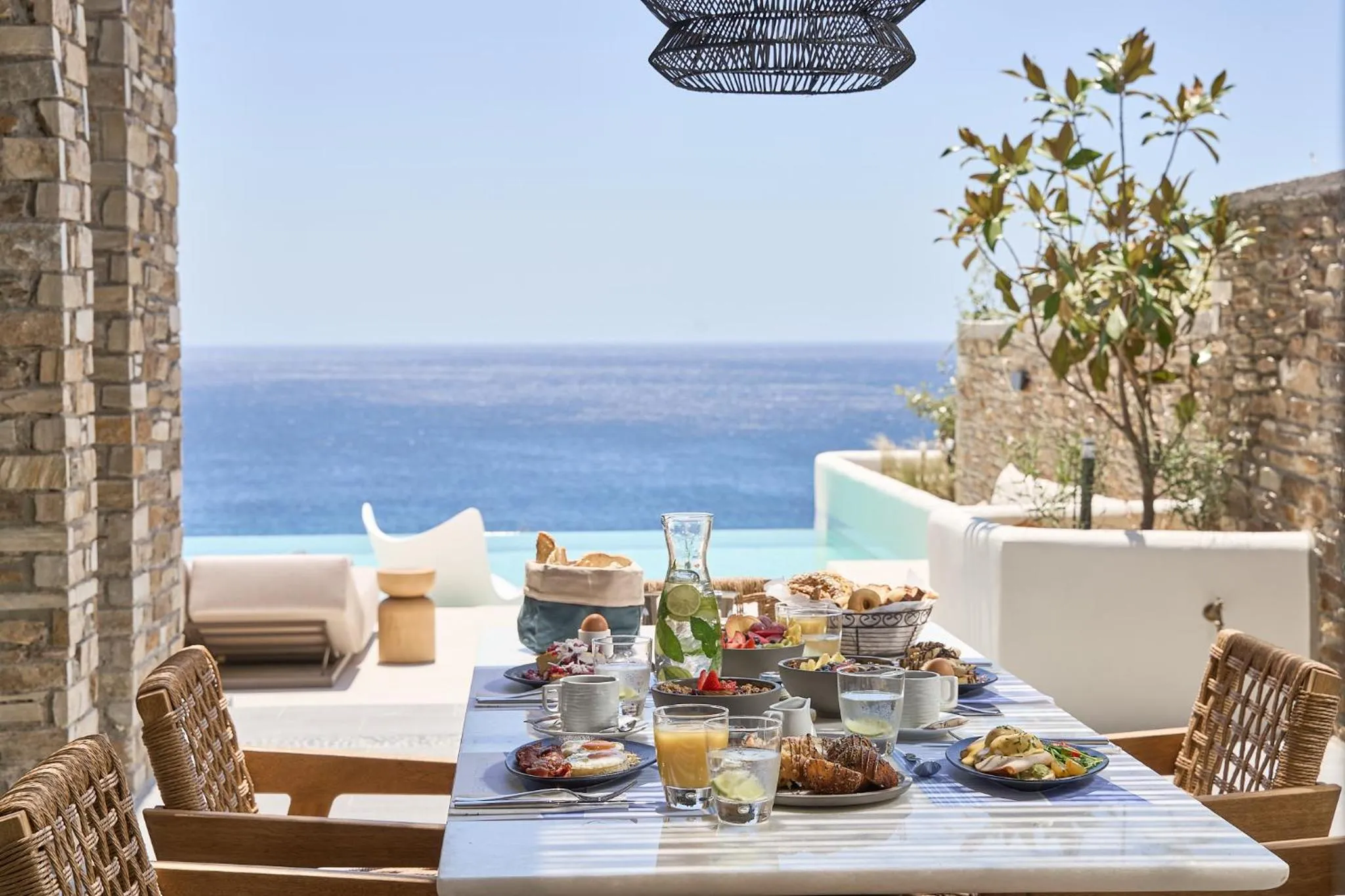 Balcony/Terrace in Ios Grand Pool Suites