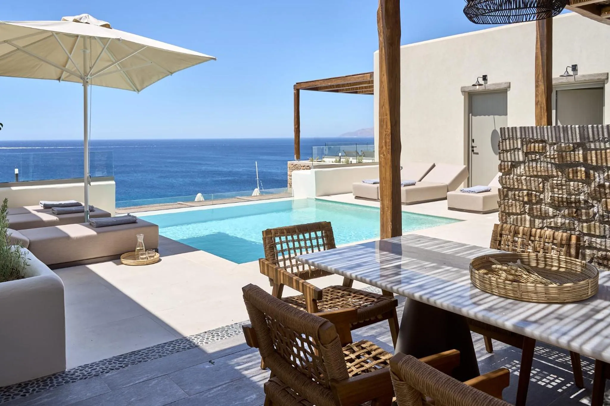 Balcony/Terrace in Ios Grand Pool Suites