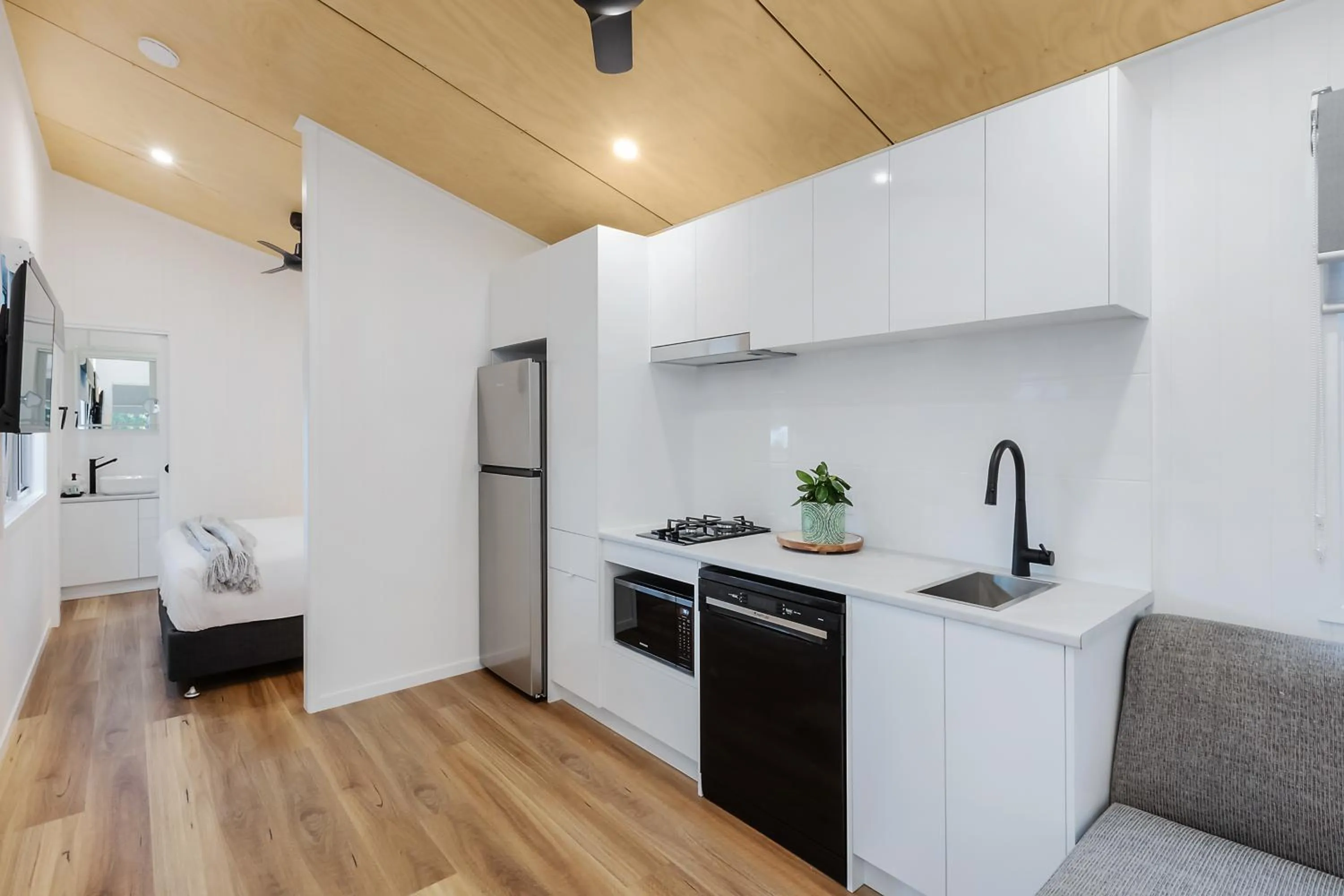 Kitchen or kitchenette in Reflections Evans Head - Holiday Park